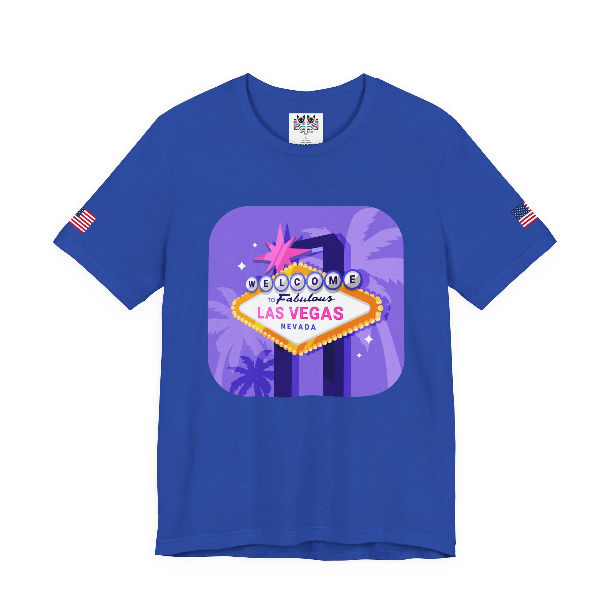 Welcome to Fabulous Las Vegas Nevada Neon Graphic T-Shirt – Vegas Sign Retro Tee