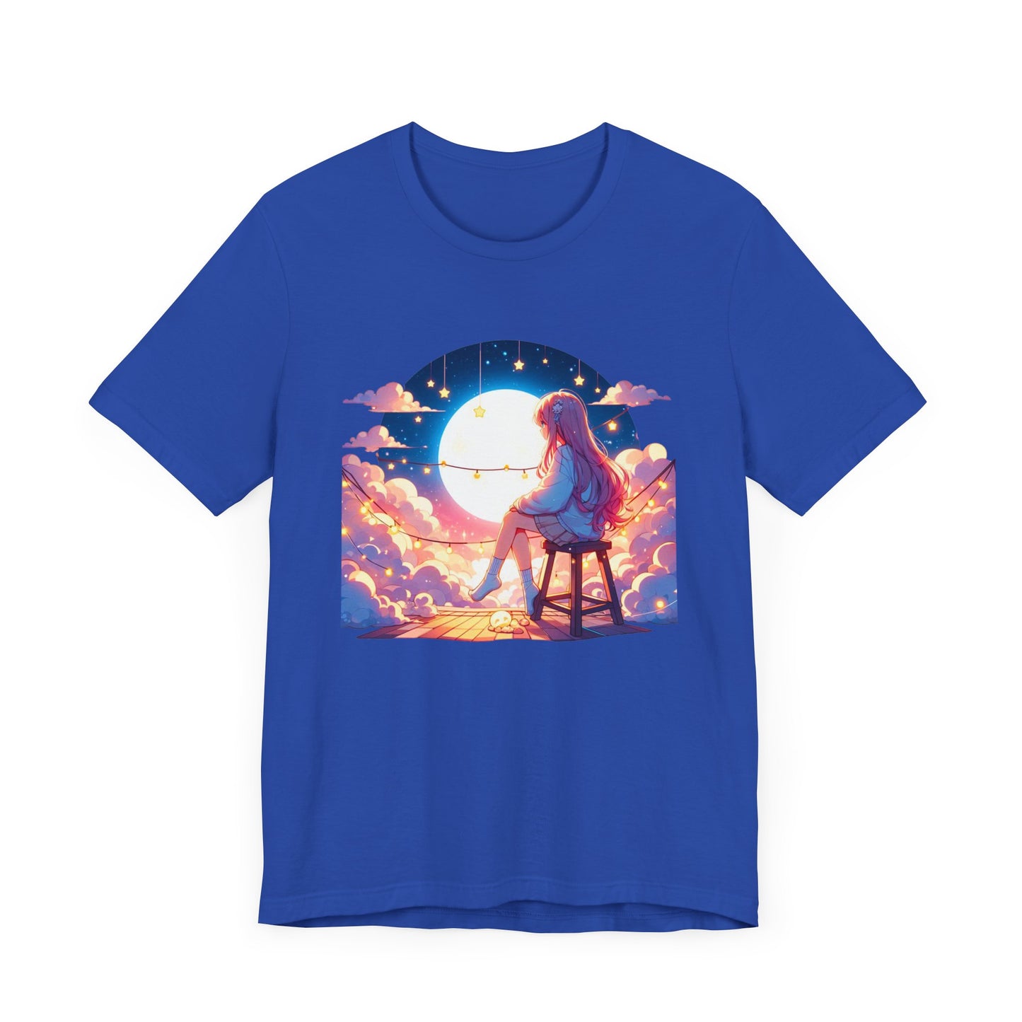 Rooftop Dreams - Starry Night Escape T-Shirt