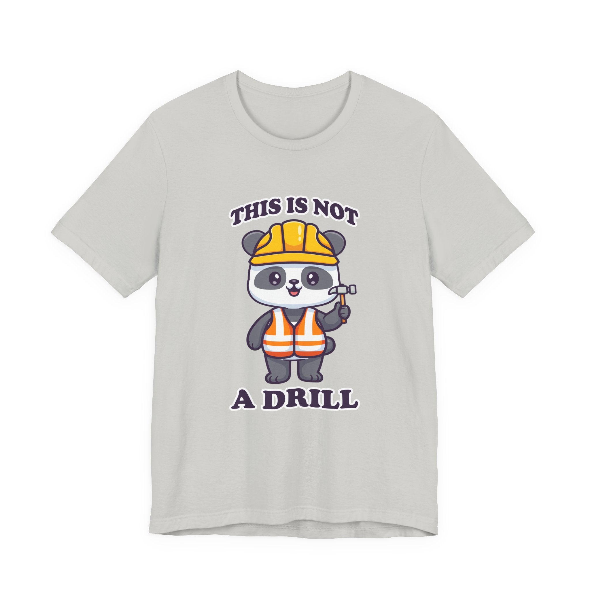 This Is Not a Drill T-Shirt – Cute Puppy Construction Worker Graphic Tee