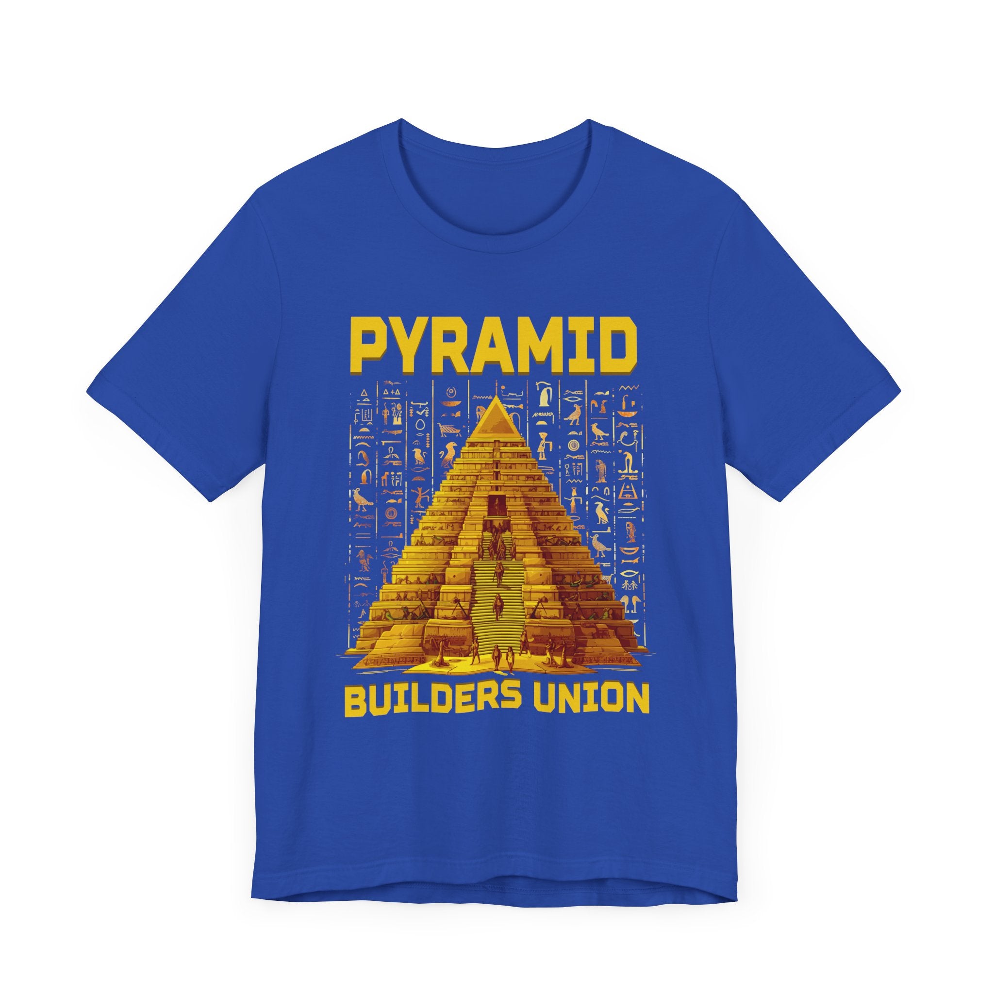 Pyramid Builders Union Tee, Ancient Worker Pride Shirt, Historical Labor Graphic, Egypt Crew Top, Stone by Stone Gift