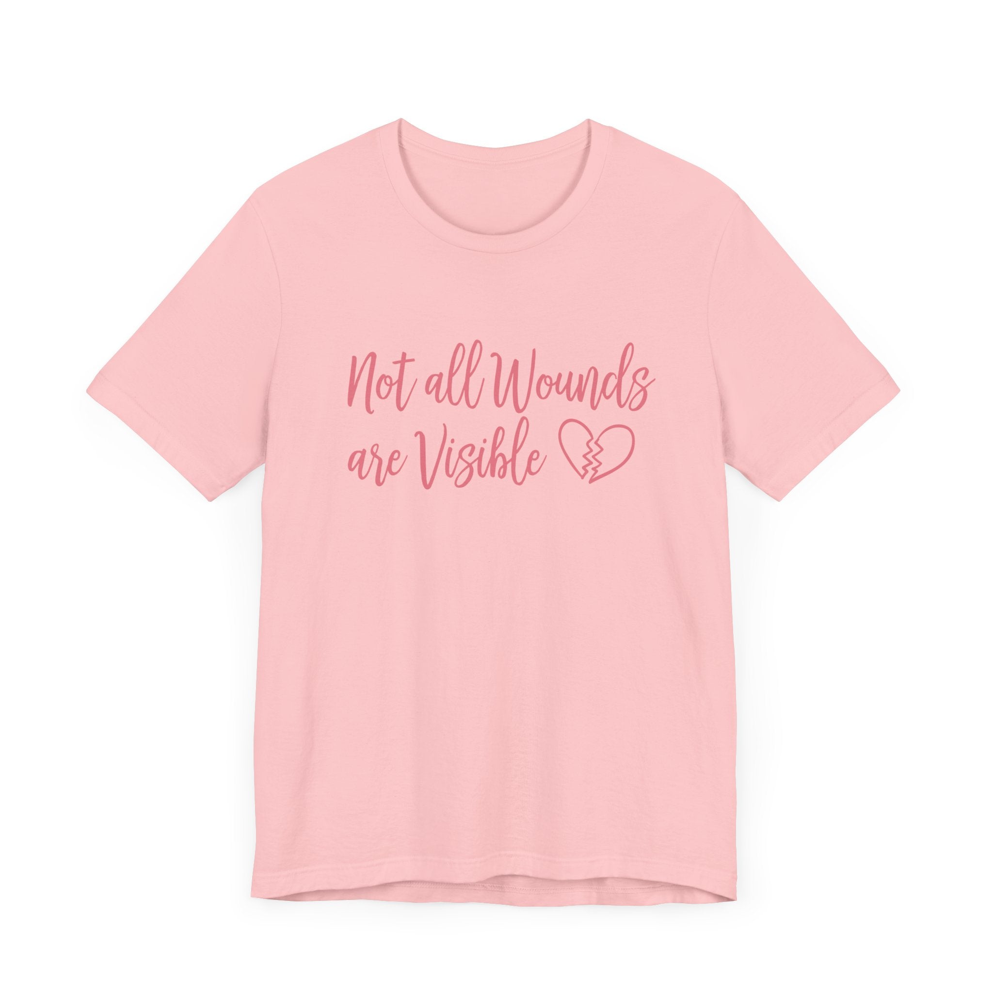 Not All Wounds Are Visible Official Graphic Statement Tee for Mental Health Warriors and Advocates of Inner Strength and Truth
