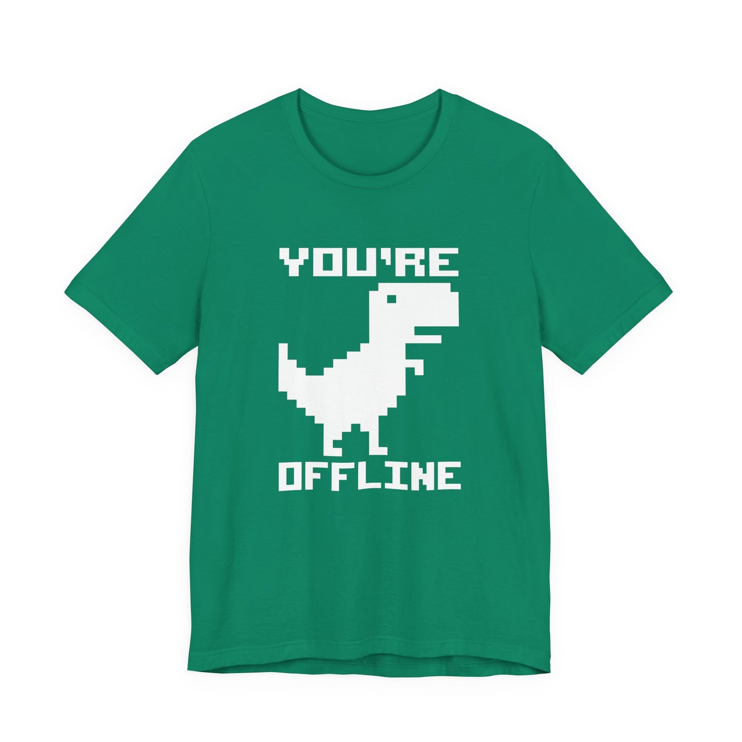 You're Offline Pixel Dinosaur T-Shirt