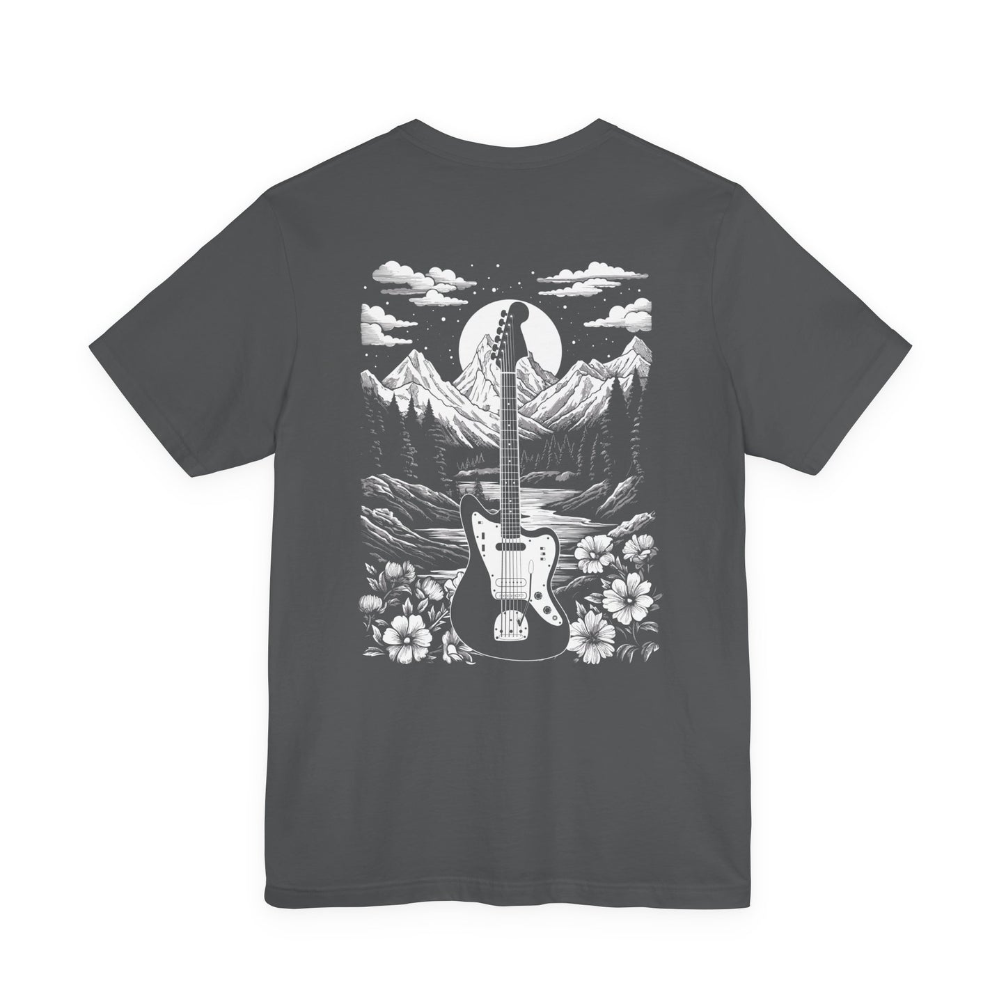 Unplugged With Nature Guitar Landscape T-Shirt