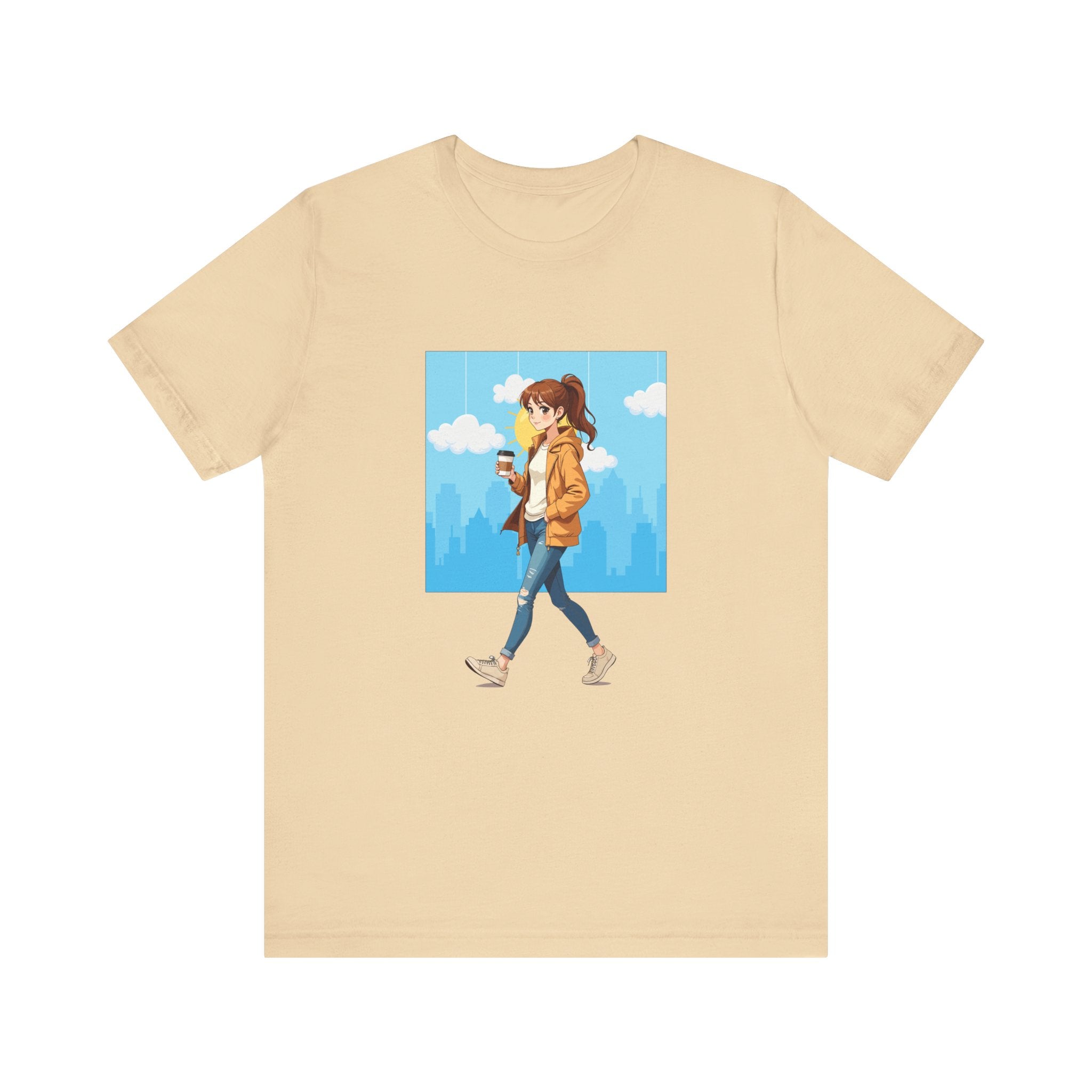 Coffee Runs and City Streets Shirt, Urban Vibes Tee, On The Go Lifestyle Shirt, Caffeine Lover Top, City Girl Gift Shirt