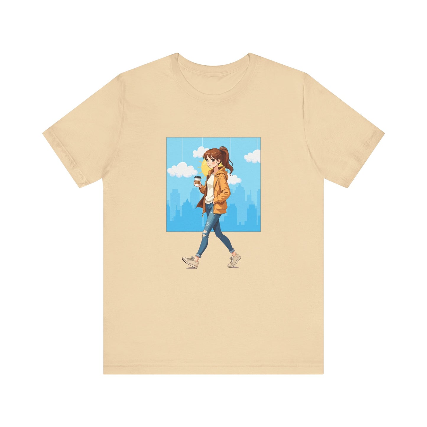 Coffee Runs and City Streets Shirt, Urban Vibes Tee, On The Go Lifestyle Shirt, Caffeine Lover Top, City Girl Gift Shirt