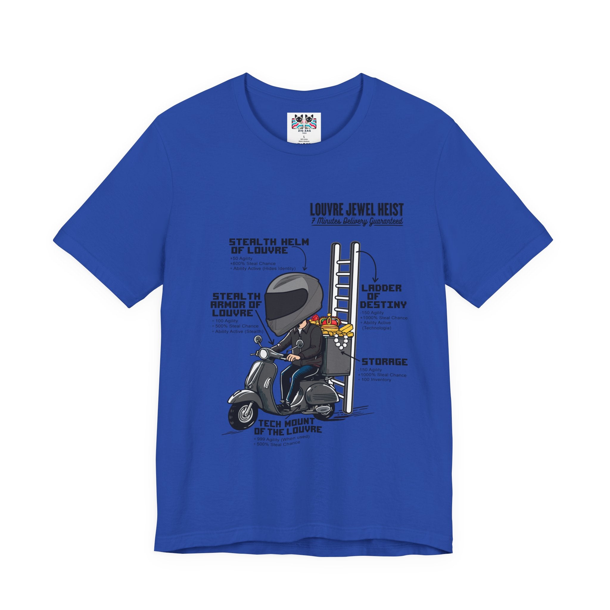 Louvre Jewel Heist – Creative list and essential tools T-Shirt