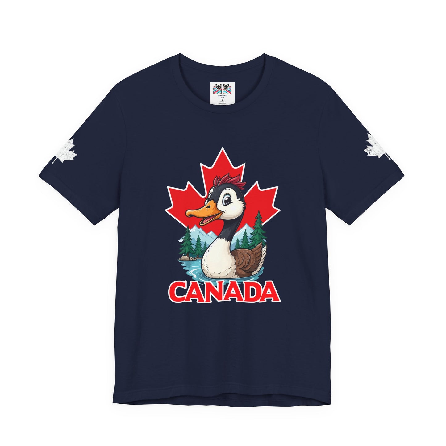 Canada Maple Duck Cartoon T-Shirt