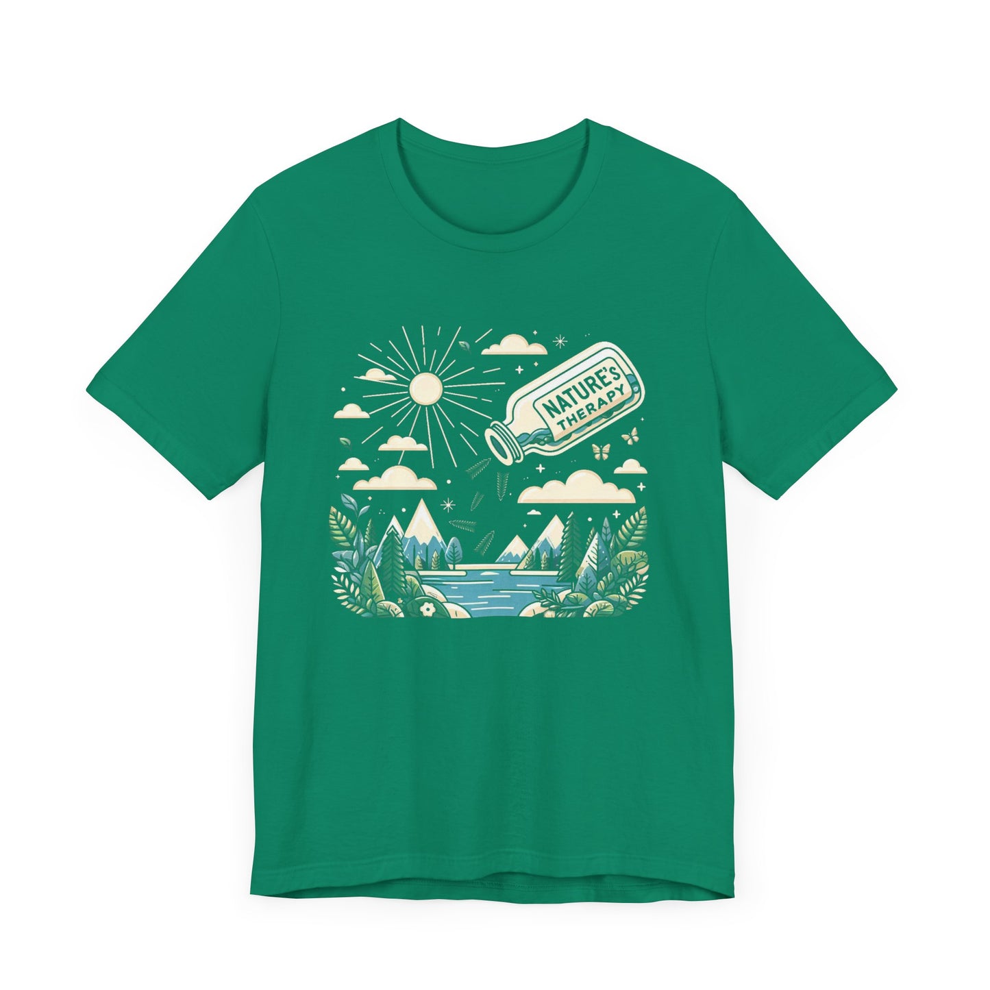 Nature’s Therapy | Pouring into Lake Graphic T-Shirt