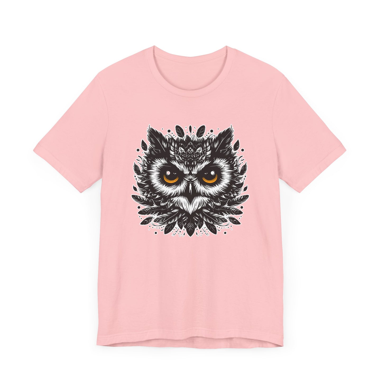 Intense Front-Facing Owl and piercing big yellow eyes Graphic T-Shirt