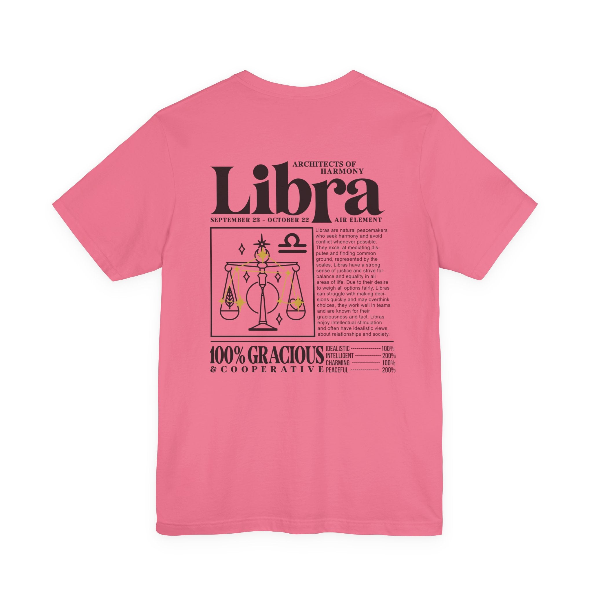 Libra Zodiac T-Shirt – Architects of Harmony Air Element