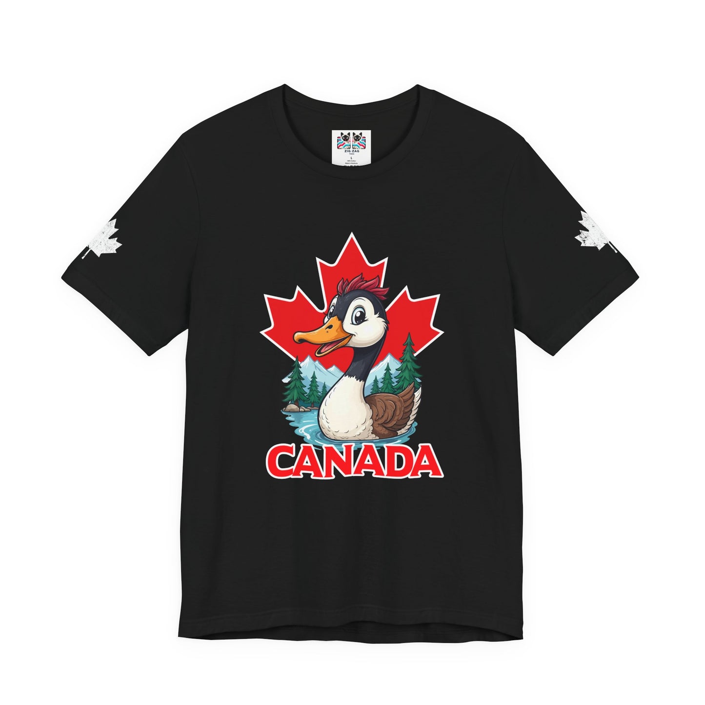 Canada Maple Duck Cartoon T-Shirt