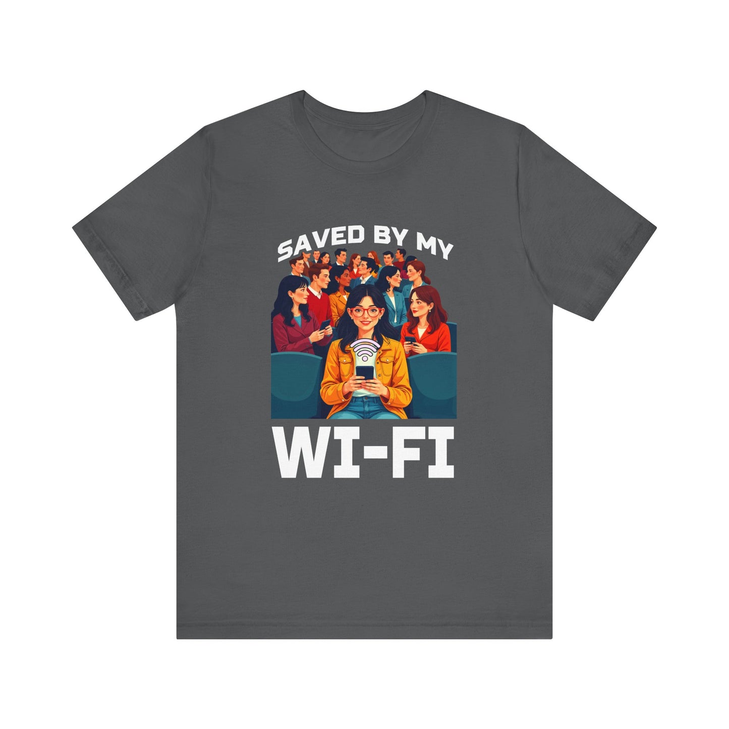 Wi Fi Over Human Connection Tee for Introverts Who Prefer Signal Strength, Streaming Peace, and the Comfort of Quiet Disconnect