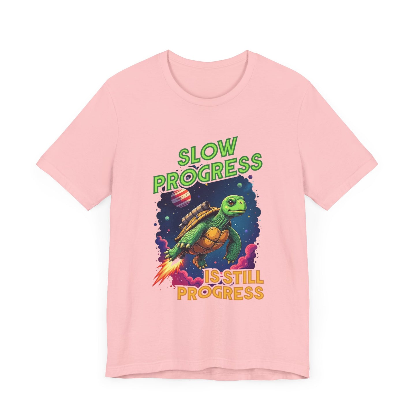 Slow Progress Is Still Progress Motivational Turtle T-Shirt