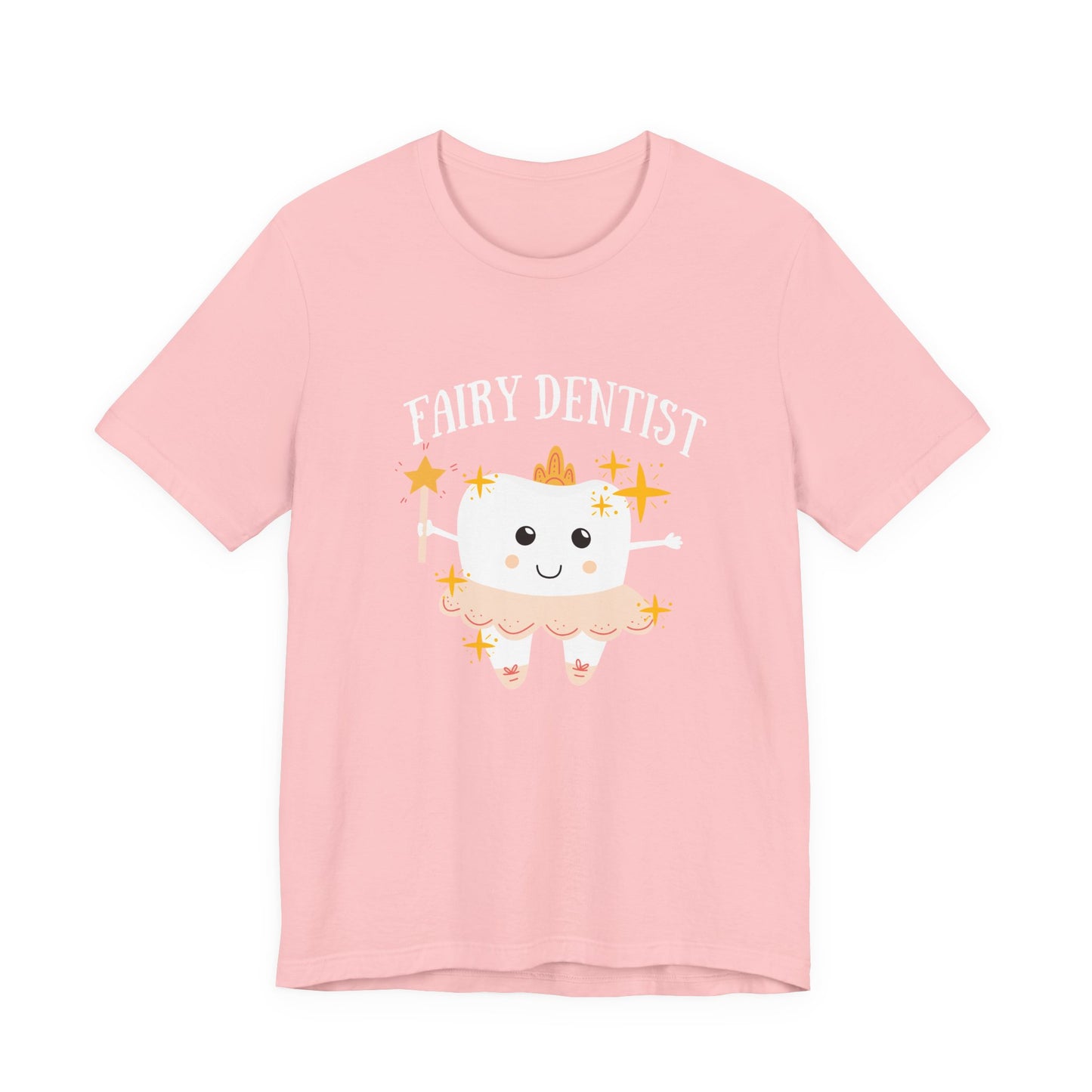 Fairy Dentist T Shirt Large Smiling Tooth with Wand and Fairy Costume