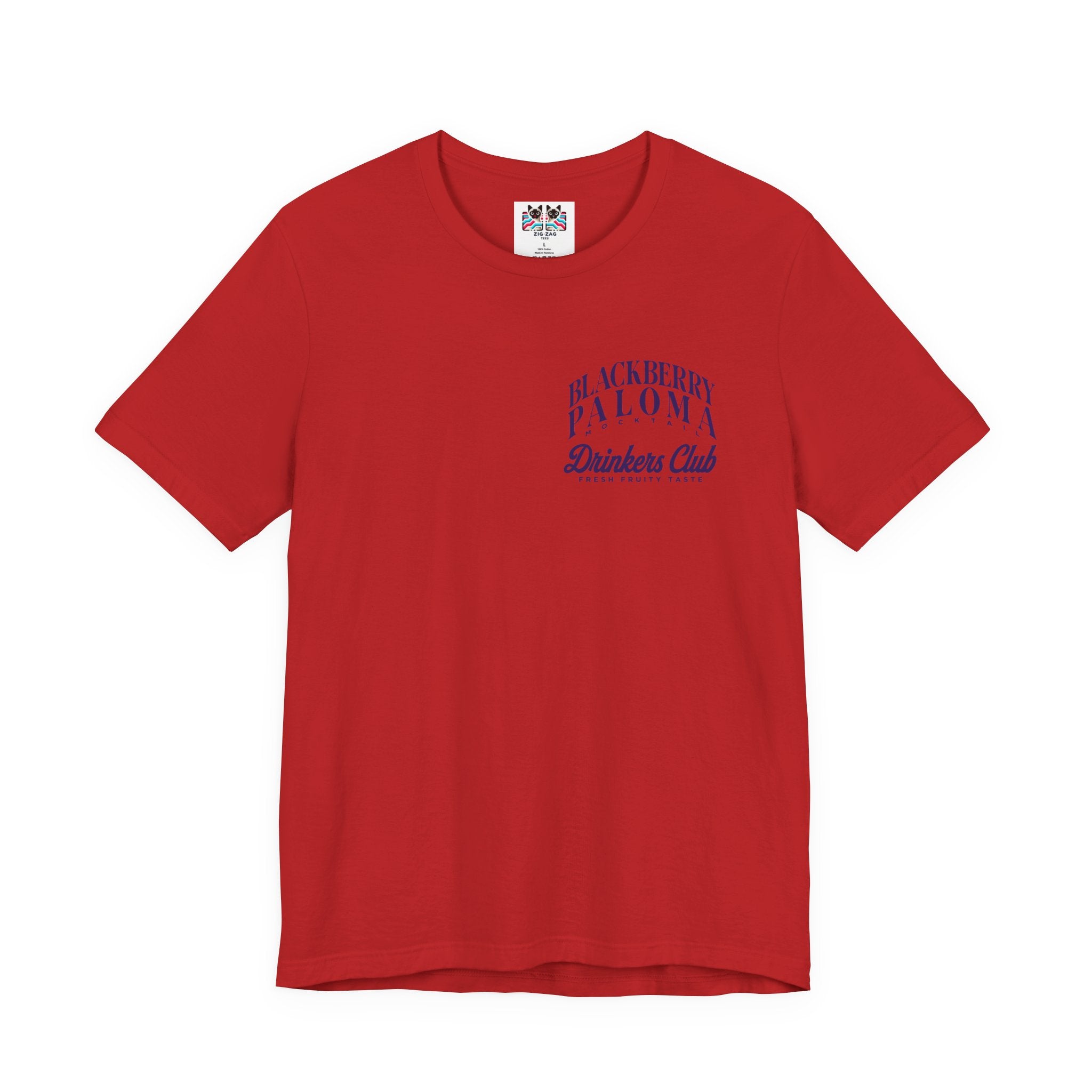 Blackberry Paloma Mocktail Drinkers Club Tshirt – Fresh Fruity Taste