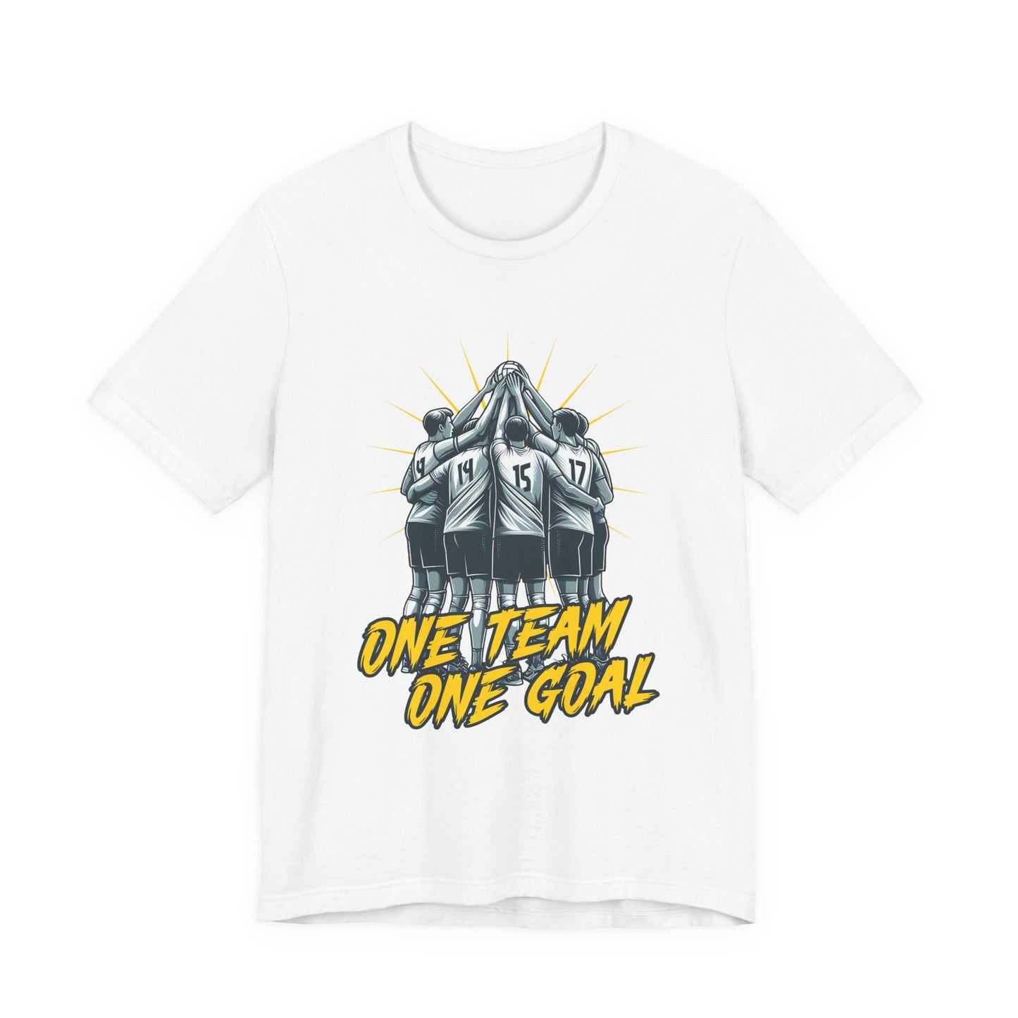 One Team One Goal – Team Huddle Unity Graphic T-Shirt