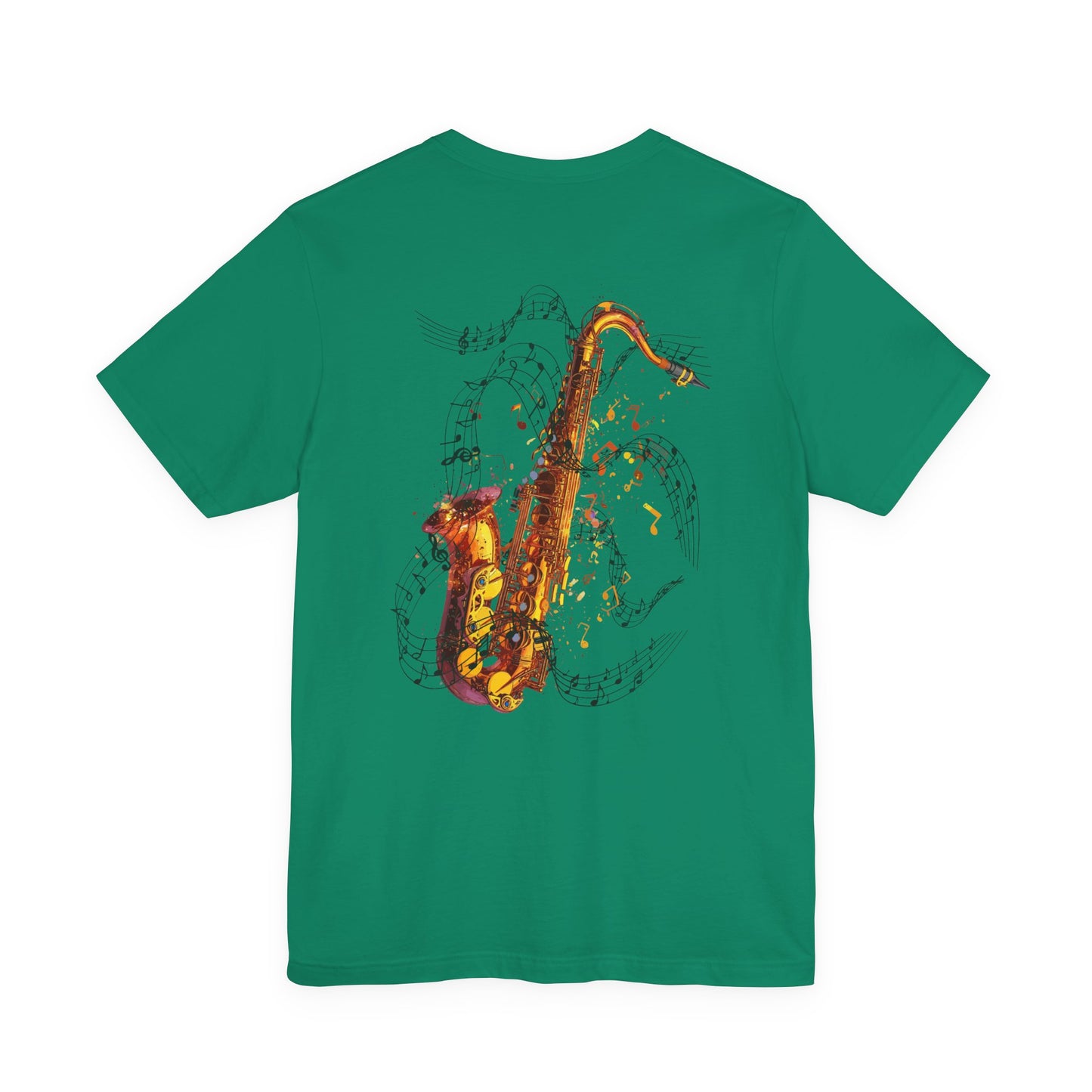 Gold on the Outside Jazz on the Inside Saxophone T-Shirt