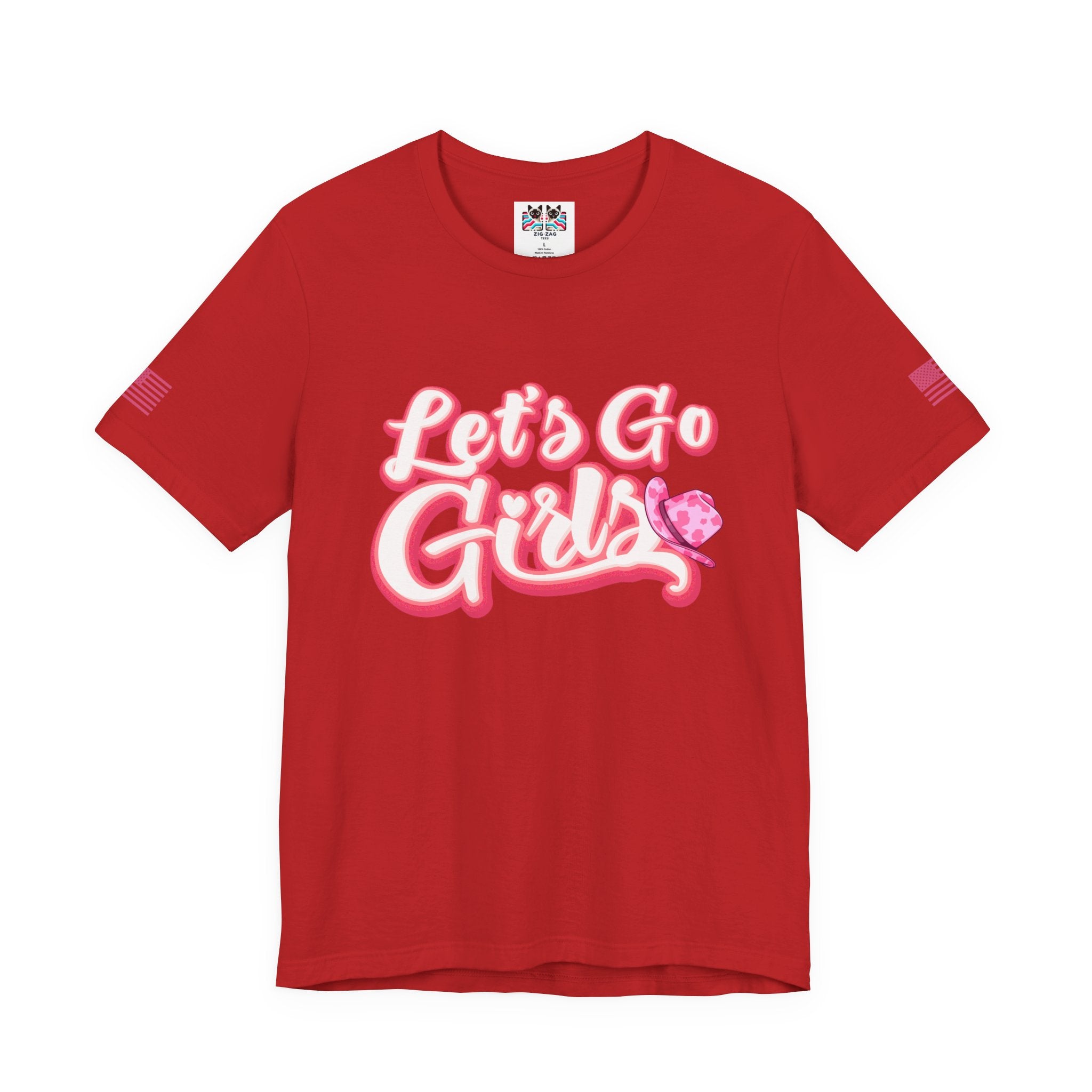 Let's Go Girls T-Shirt – Bold Retro Script Cowboy Hat Graphic Tee