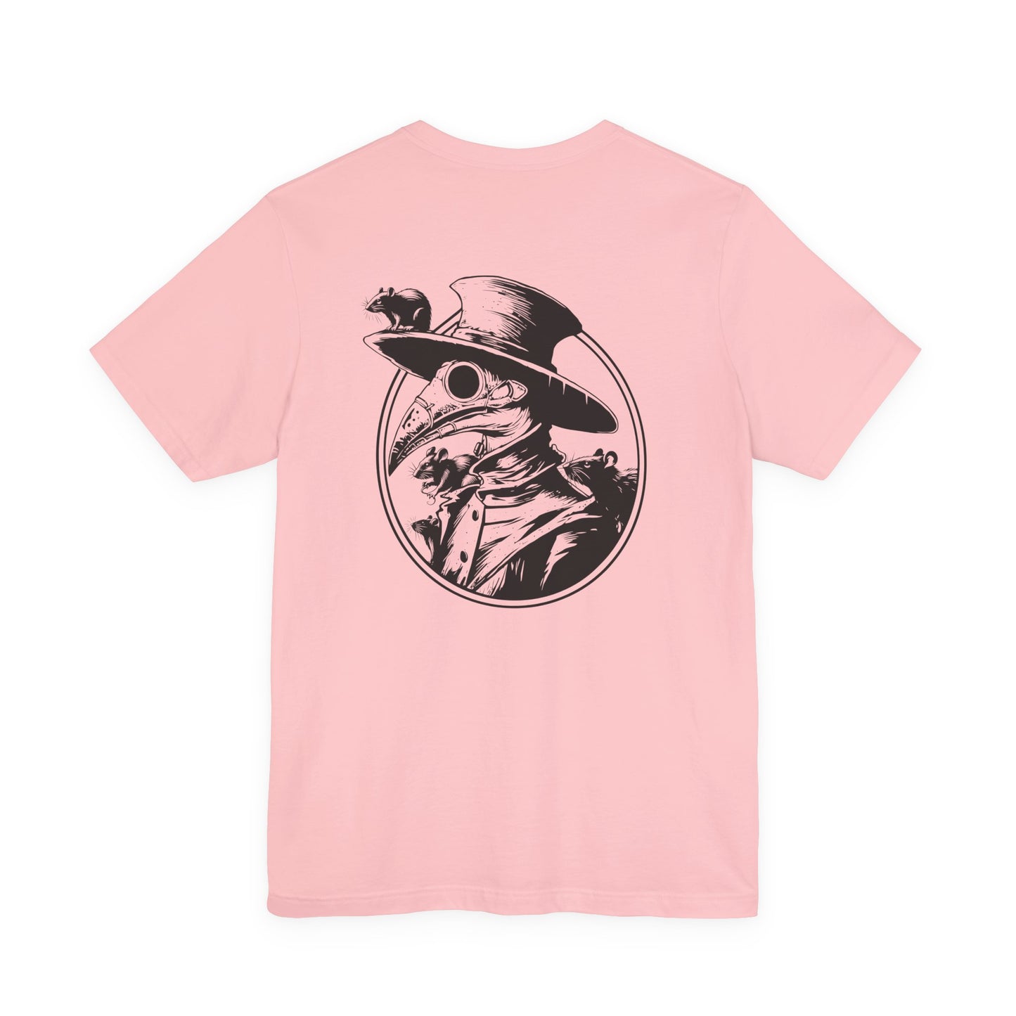 Plague Doctor Beaked Mask Rats Horror T-Shirt