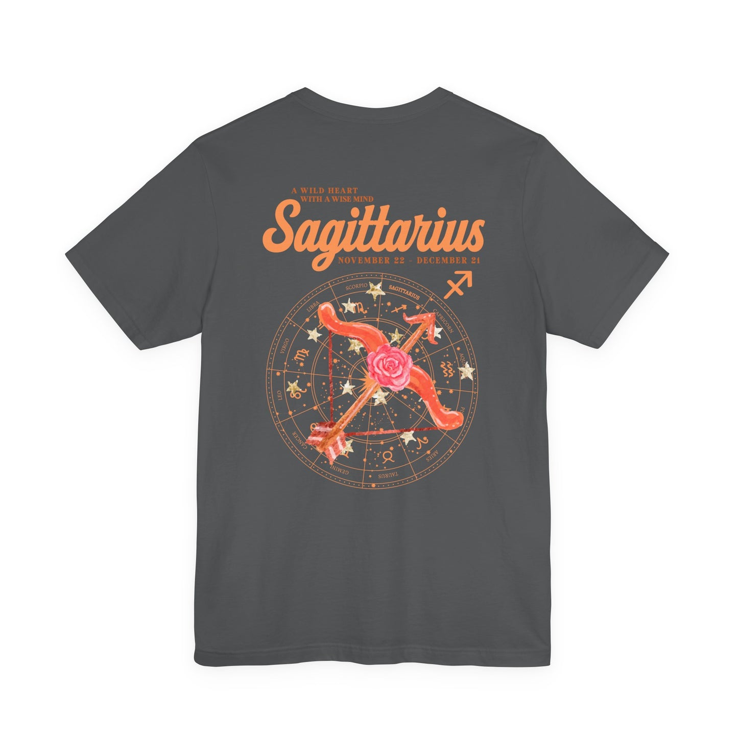Sagittarius Zodiac T-Shirt – A Wild Heart With a Wise Mind