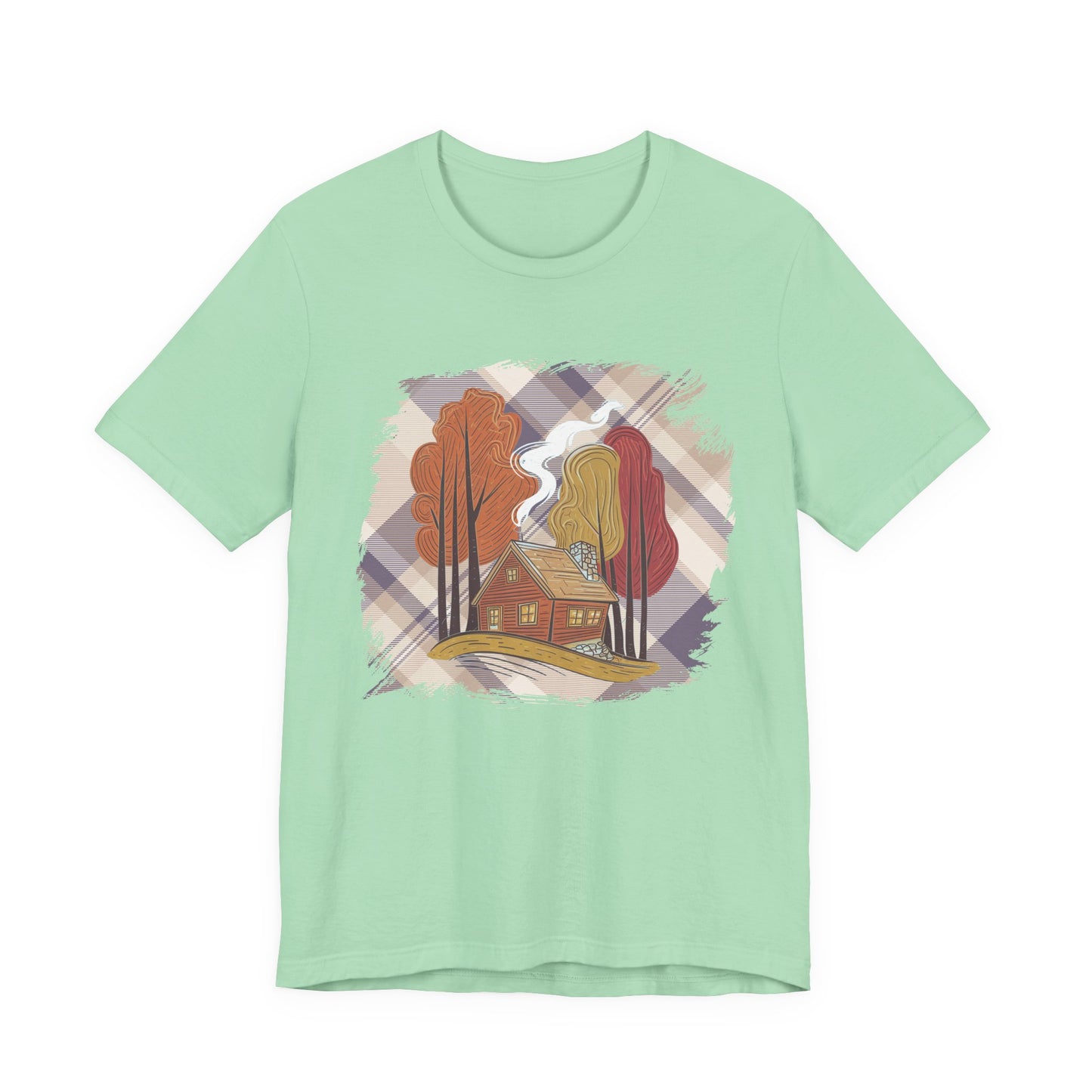 Flannels, Fires & Fall – Cozy Autumn Vibes Graphic T-Shirt