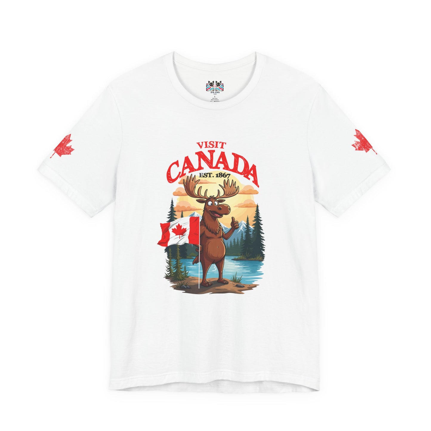 Visit Canada Moose Welcome T-Shirt