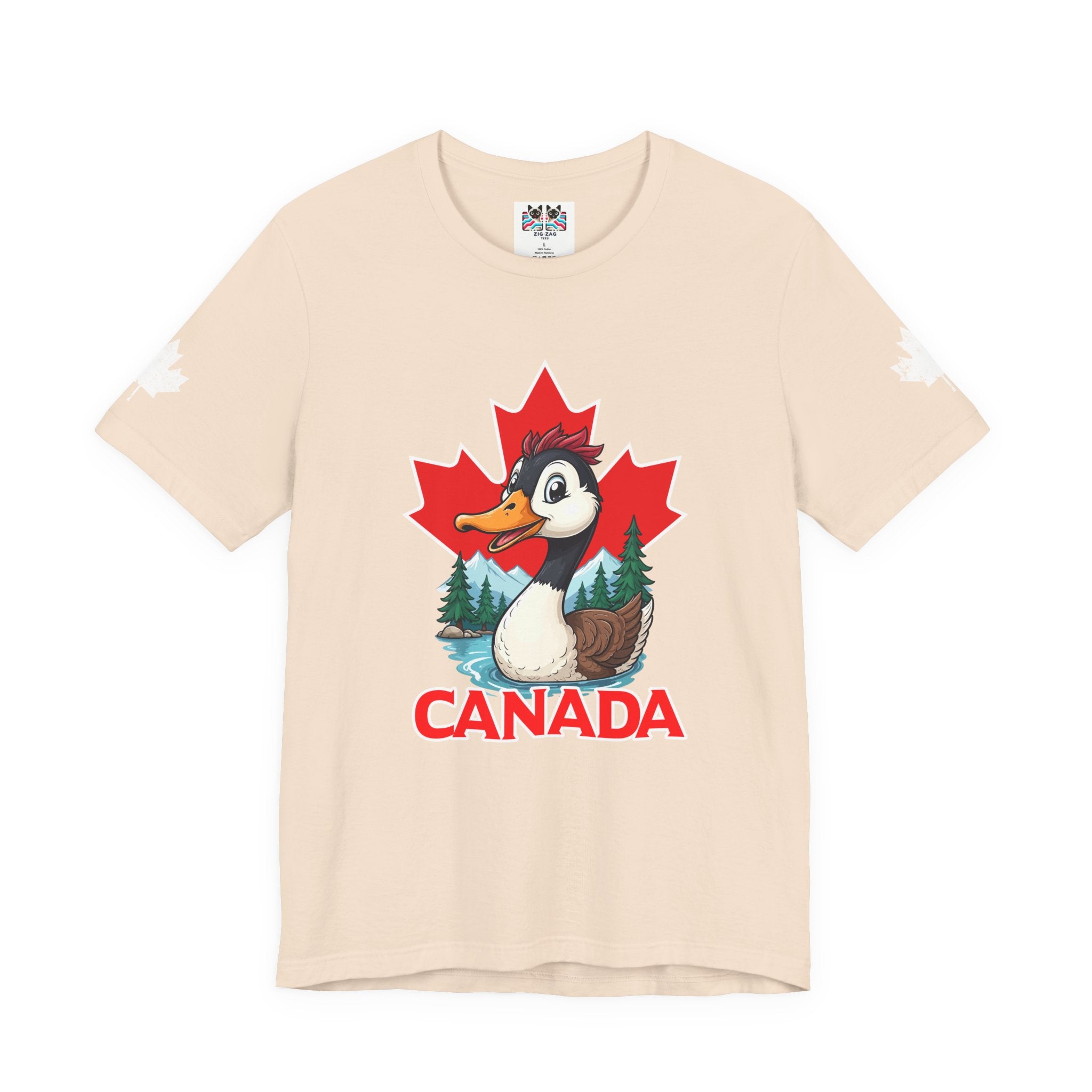 Canada Maple Duck Cartoon T-Shirt