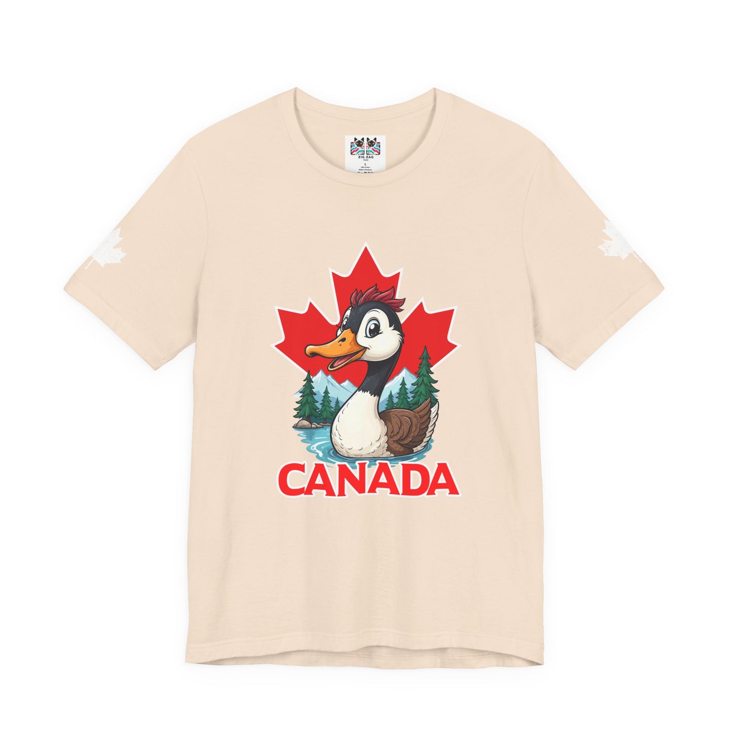 Canada Maple Duck Cartoon T-Shirt