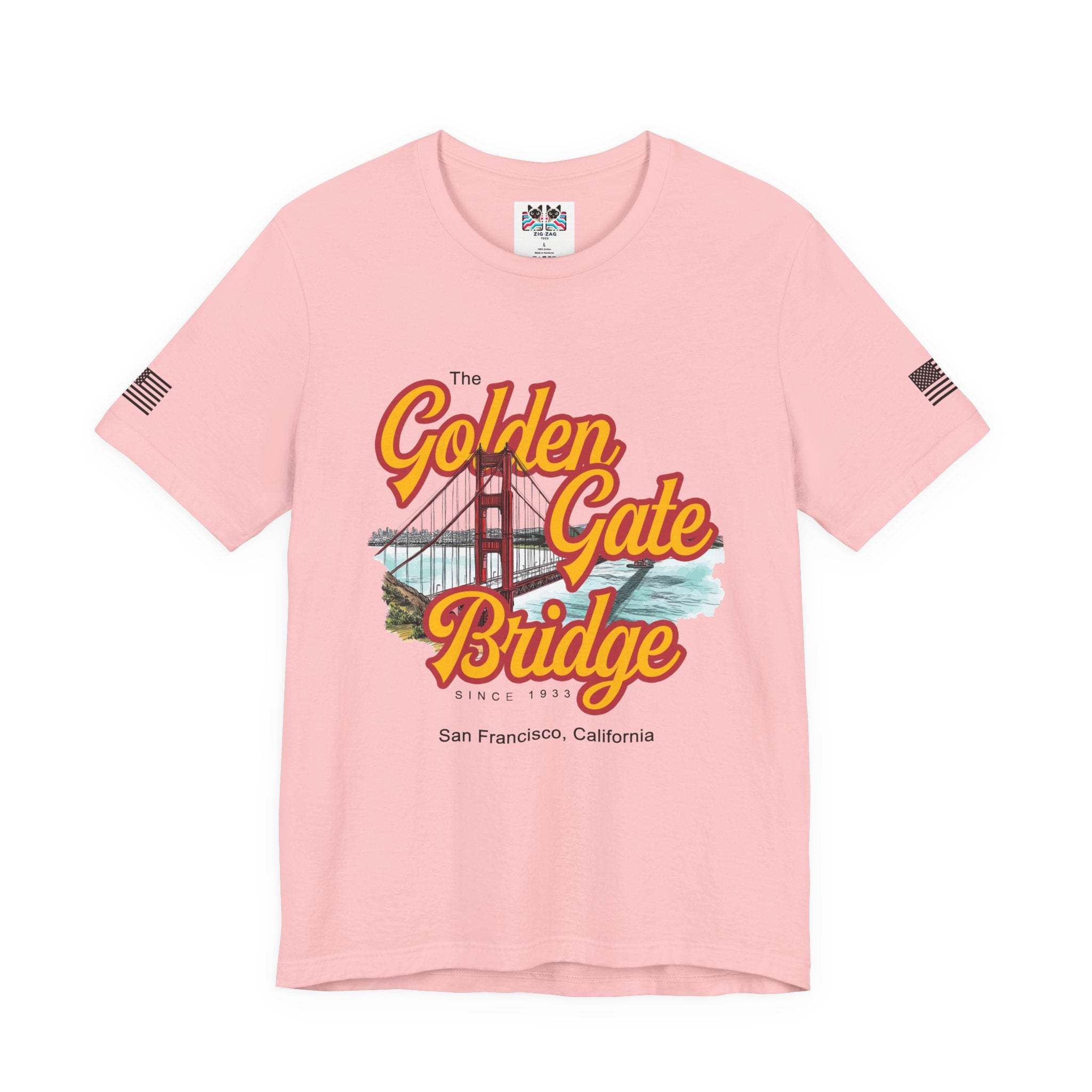 The Golden Gate Bridge T-Shirt – Retro Script Graphic Tee Since 1933 San Francisco California