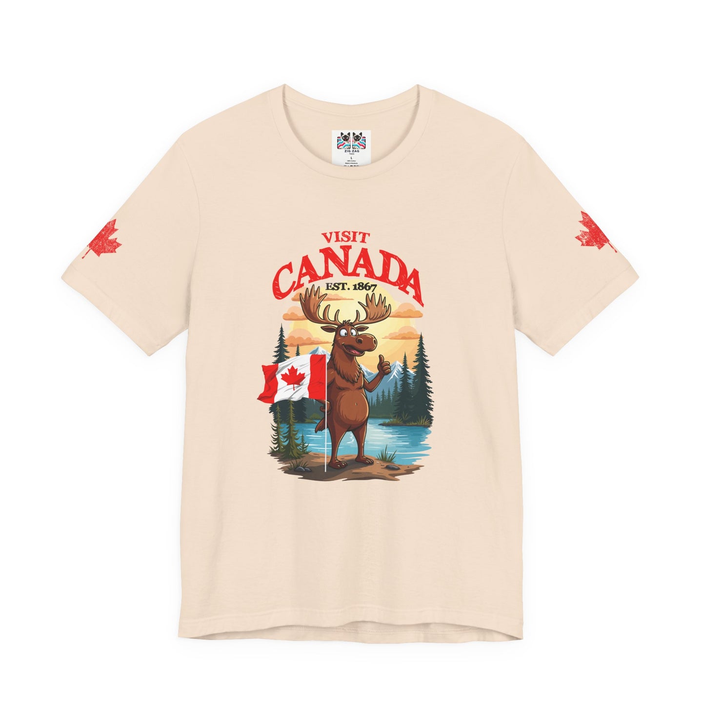 Visit Canada Moose Welcome T-Shirt