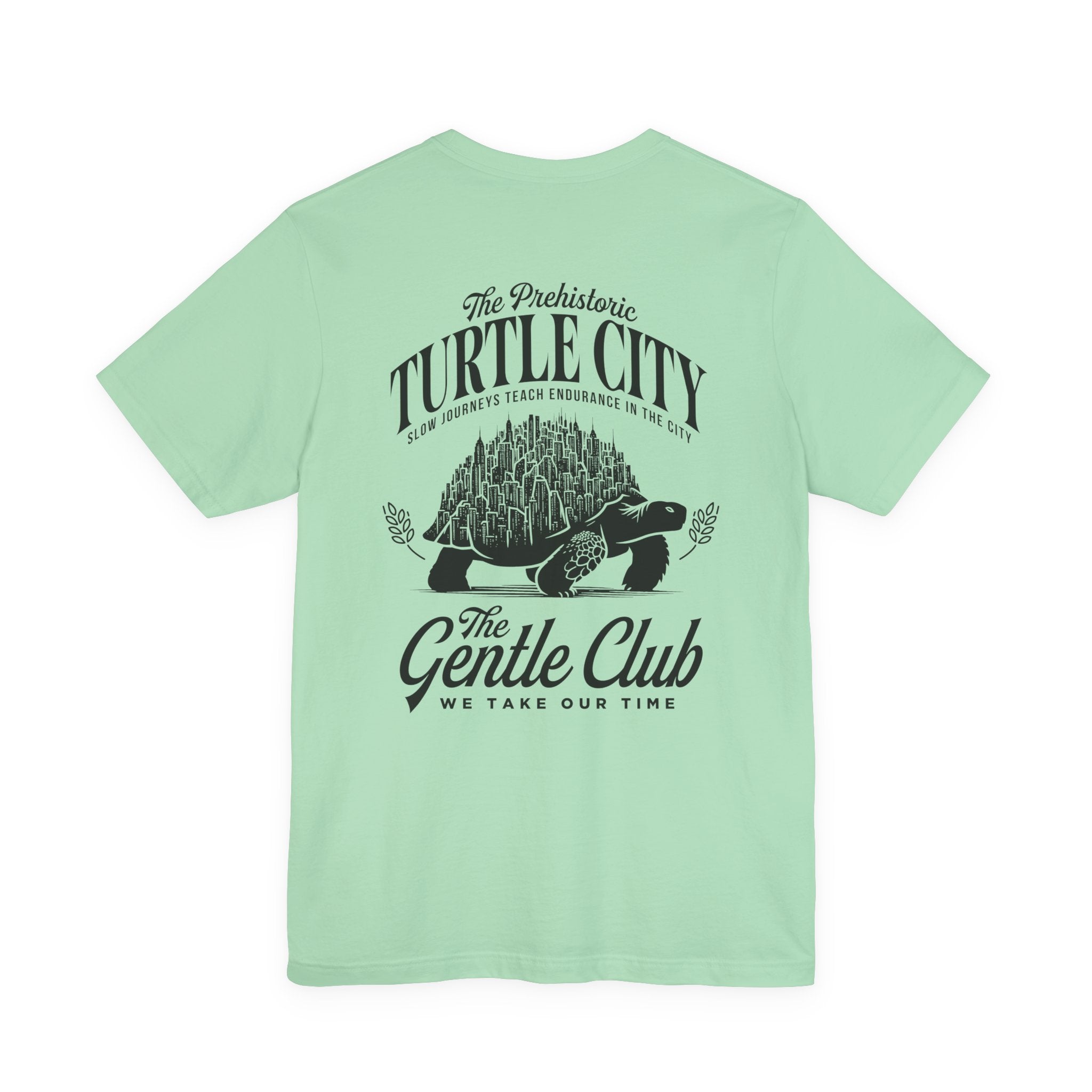 The Prehistoric Turtle City Tshirt – Slow Journeys Teach Endurance