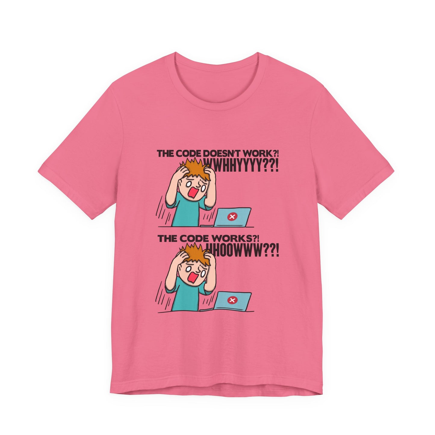 Code Works Confusion Funny Programmer T-Shirt