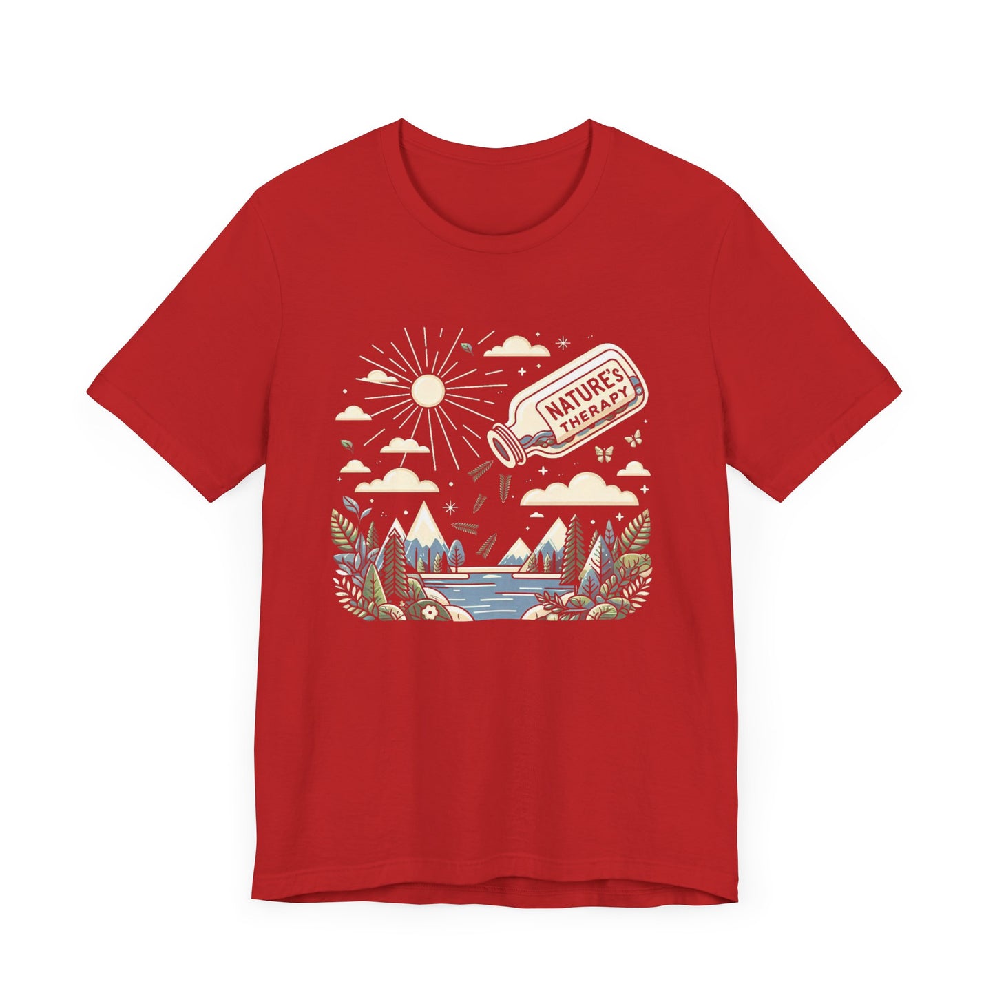 Nature’s Therapy | Pouring into Lake Graphic T-Shirt