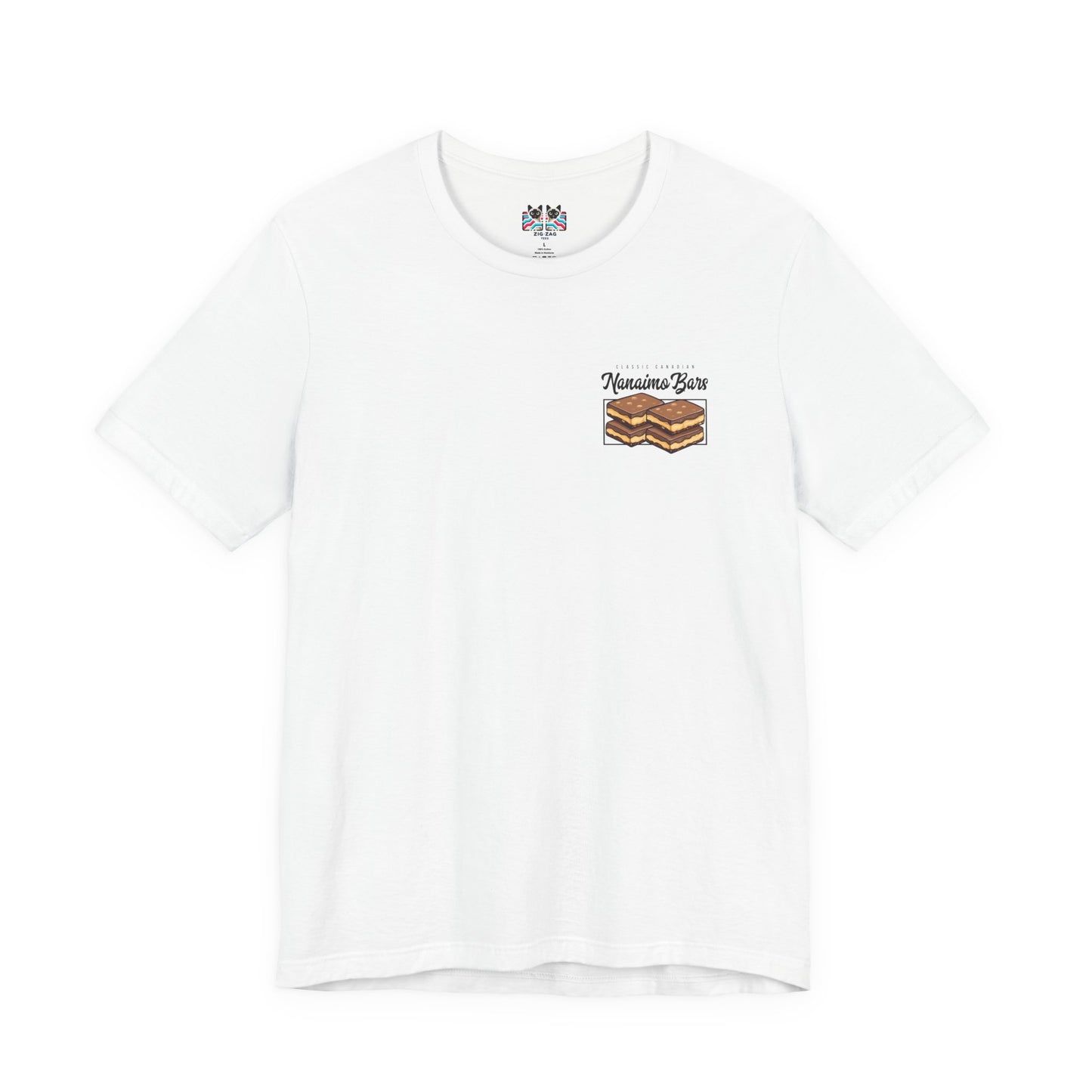 Classic Canadian Nanaimo Bars T-Shirt – Featuring Iconic Dessert & Ingredient Graphic