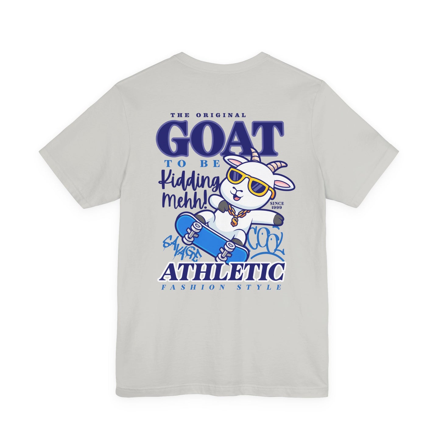 The Original GOAT to be Kidding Mehh! Skateboarding Goat T-Shirt