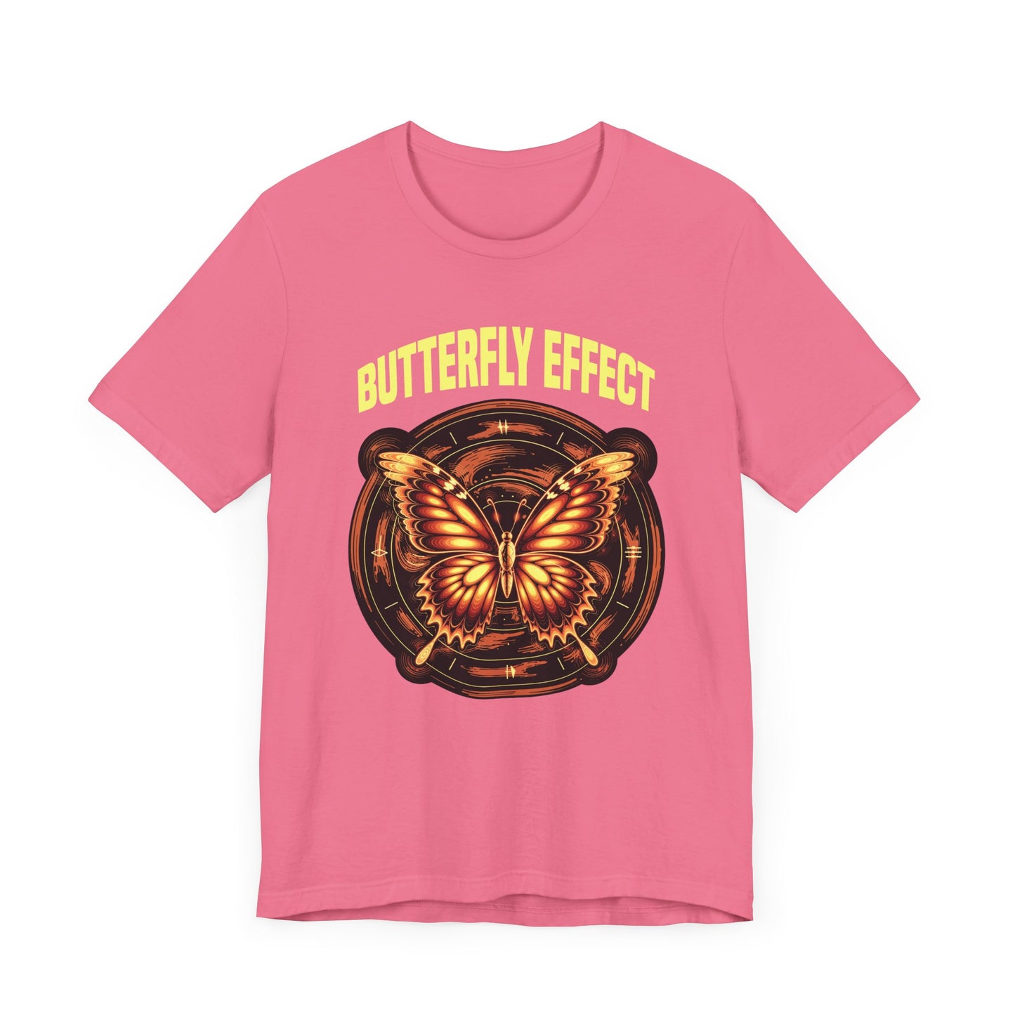 Warning Butterfly Effect Ahead Tee, Sci-Fi Chaos Shirt, Time Shift Graphic Tee, Multiverse Humor Top, Cause and Effect Gift