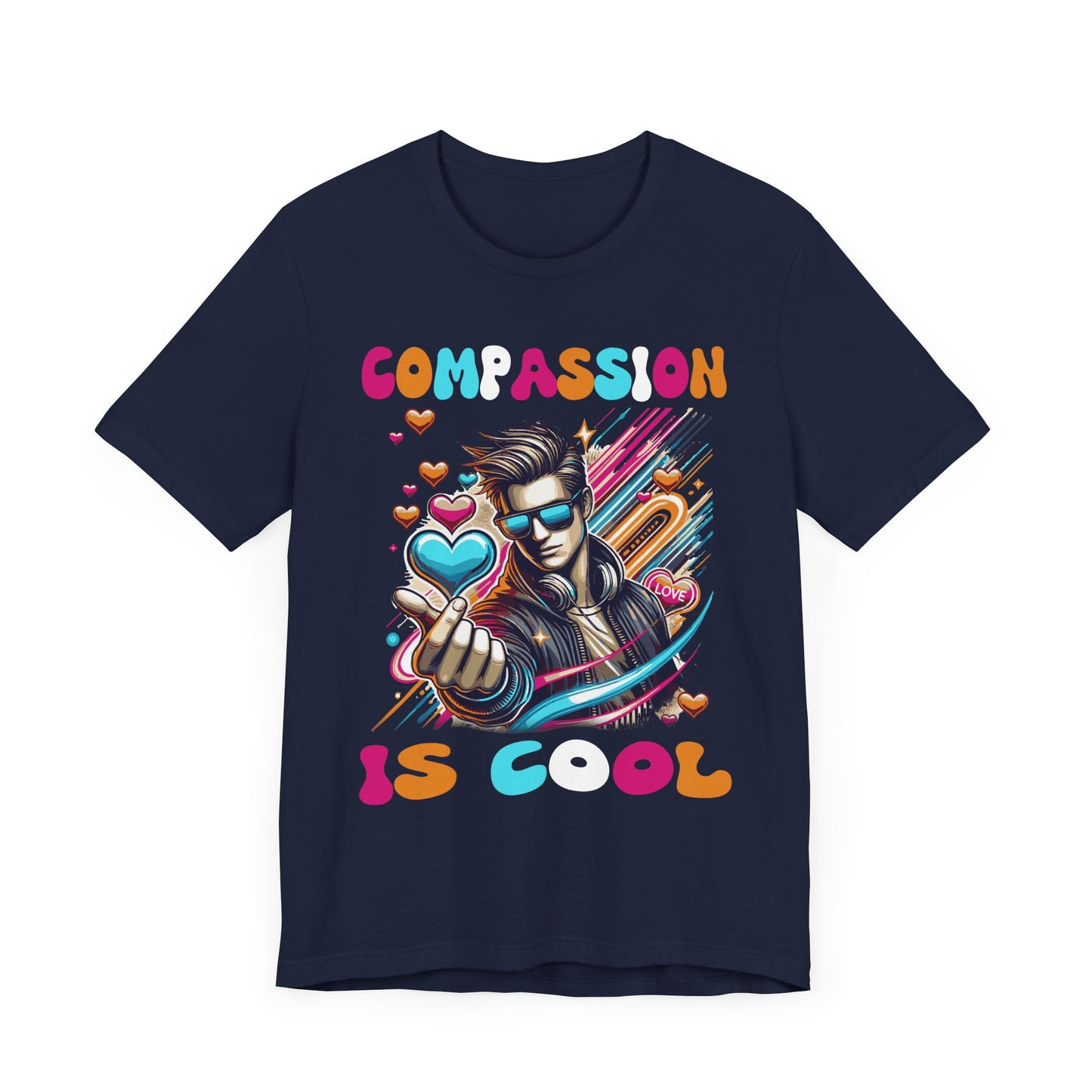 Compassion Is Cool - Kindness Graphic T-Shirt