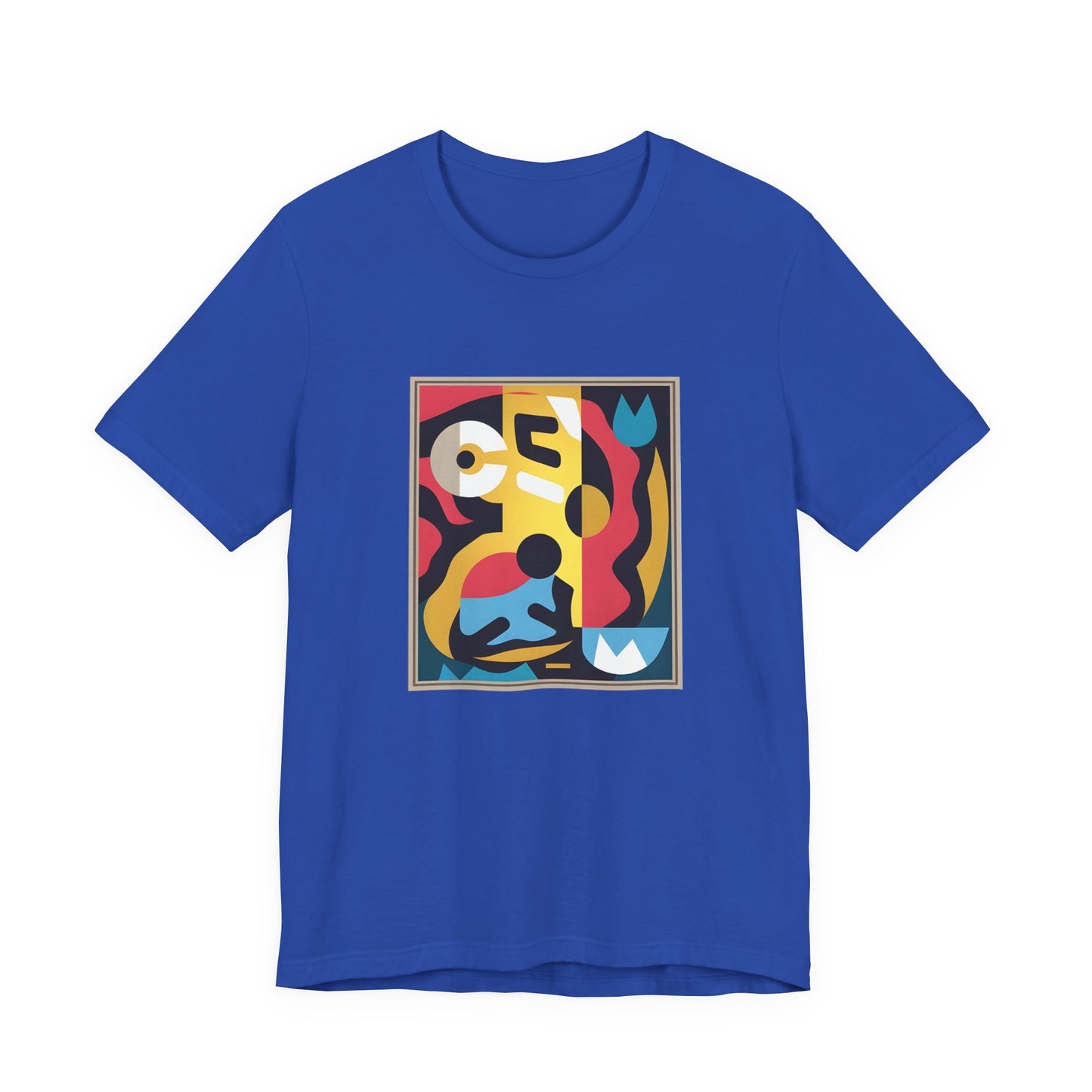Modern Art Connoisseur Tshirt – Bold Abstract Graphic Design