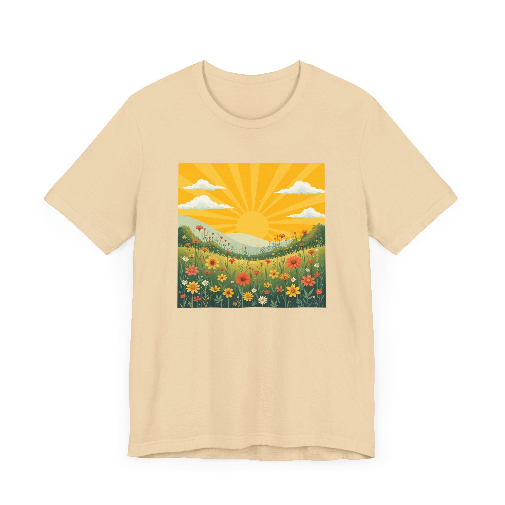 Spring in Full Bloom Tee, Seasonal Vibe Shirt, Floral Mood Top, Happy Growth Graphic Tee, Garden Lover Gift Shirt