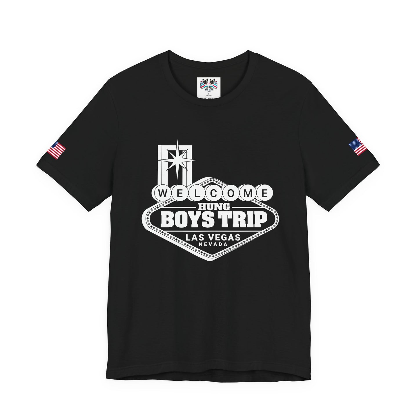 Welcome Hung Boys Trip Las Vegas T-Shirt - Bachelor Party Nevada Guys Weekend