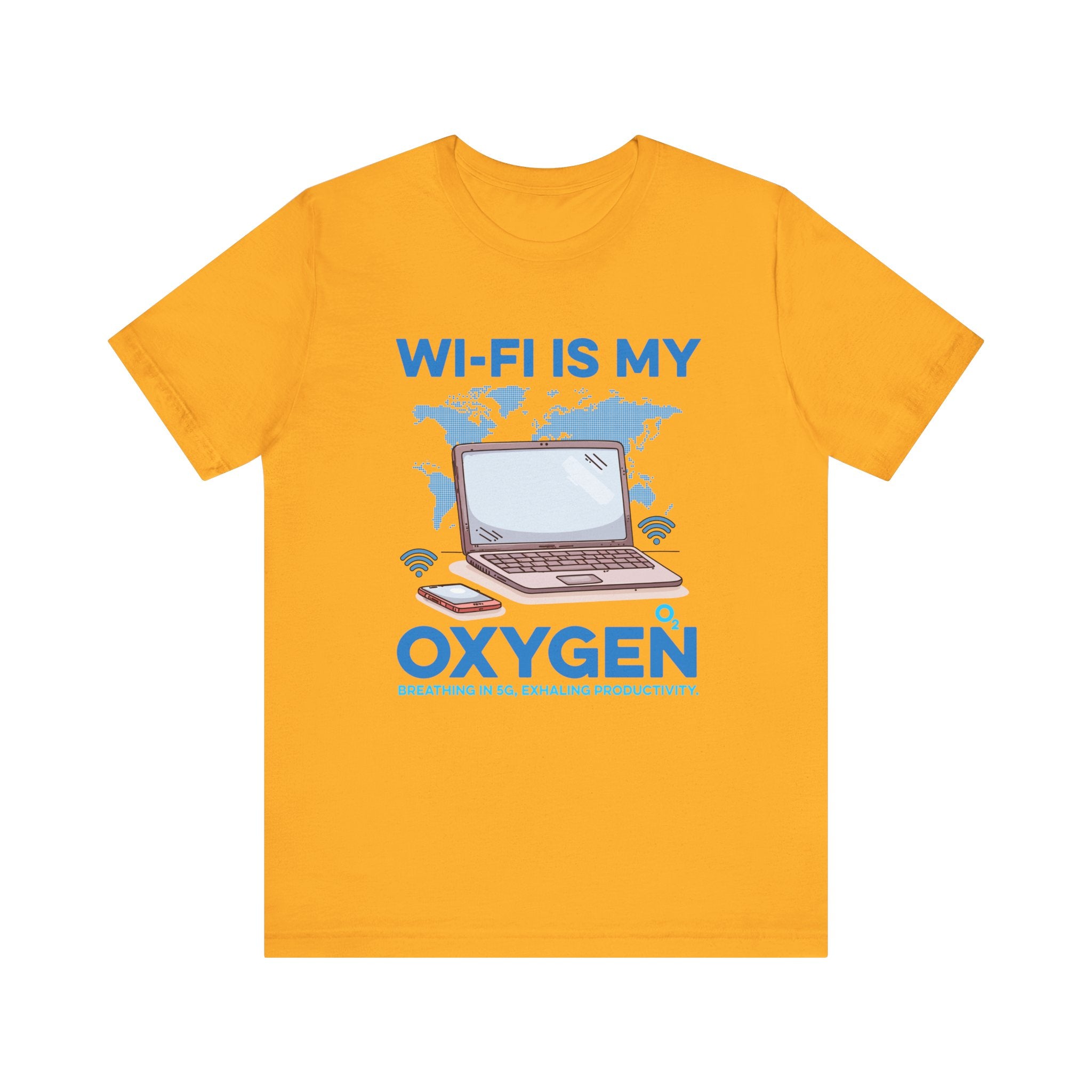Wi Fi is My Oxygen Official Graphic Statement Tee for Bold Minds, Modern Thinkers, and Everyday Expression Everywhere