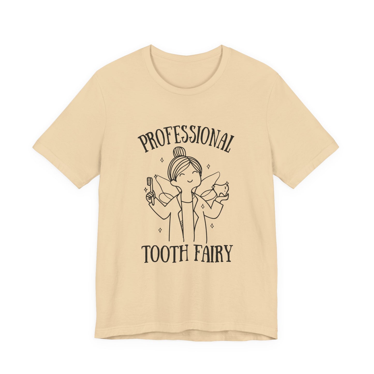 Professional Tooth Fairy T Shirt Female Dental Doctor Fairy Design