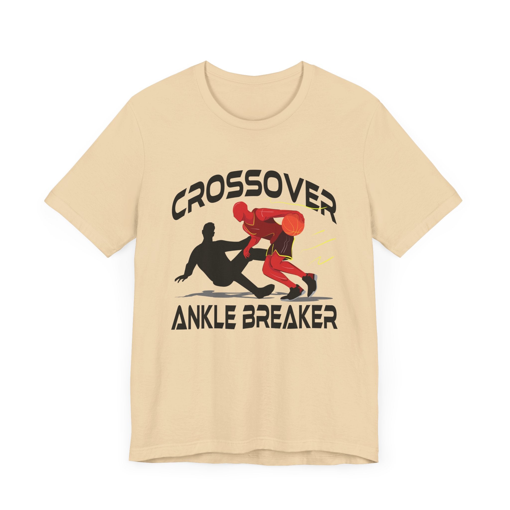 Crossover Ankle Breaker Shirt, Basketball Motion Graphic Tee, Fast Break Dribble T Shirt, Sports Highlight Apparel, Court Domination Top