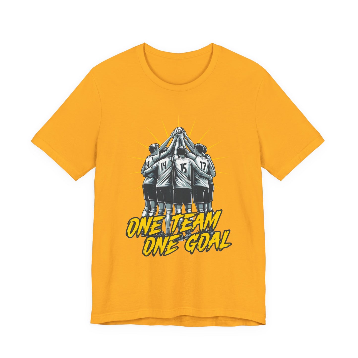 One Team One Goal – Team Huddle Unity Graphic T-Shirt