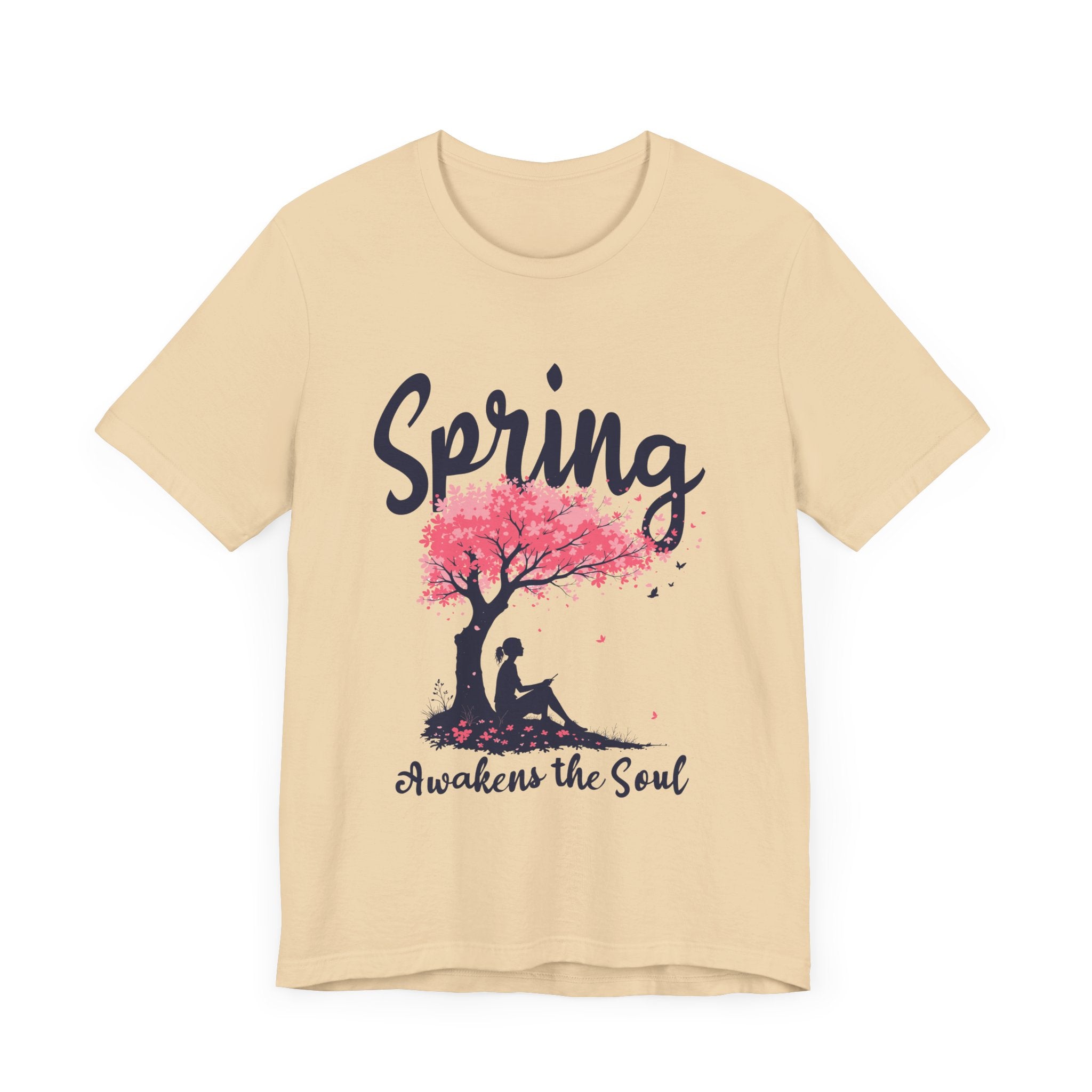 Flourish and Thrive Tee, Positive Growth Shirt, Spring Bloom Top, Empowering Nature Quote Tee, Floral Energy Gift Tee