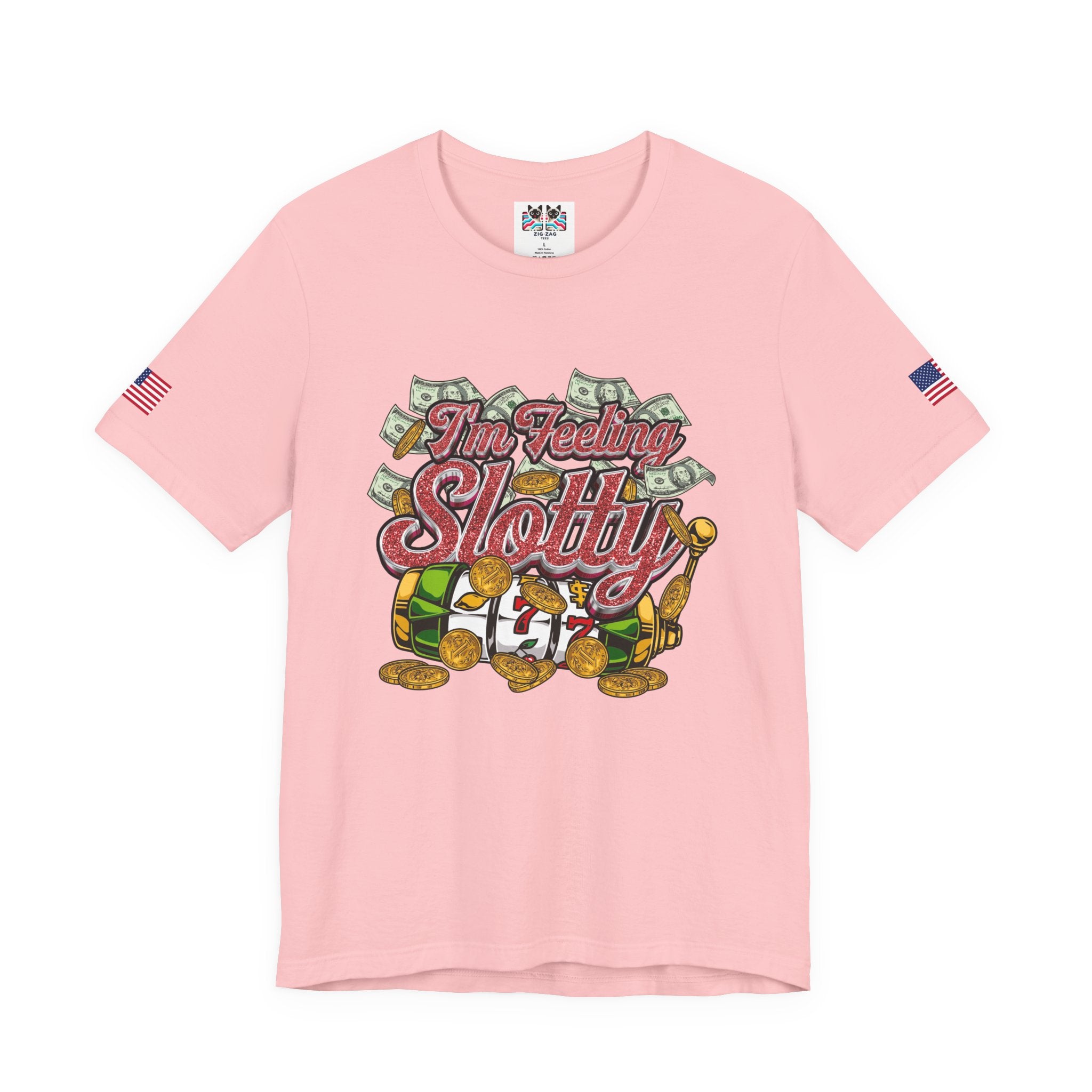 I'm Feeling Slotty Funny Casino Shirt – Vegas Girls Trip Slot Machine Tee
