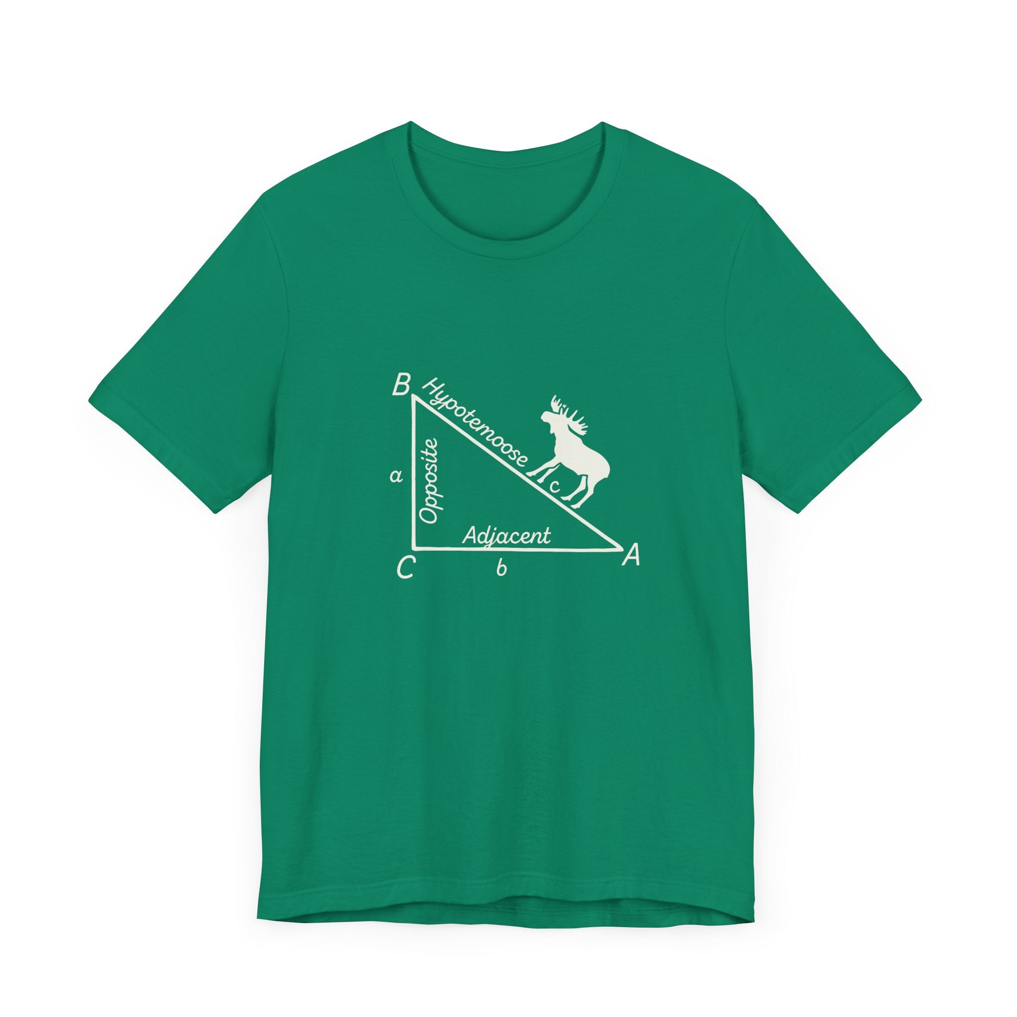 Moose on the Hypotenuse Shirt – Math Joke Right Triangle Graphic