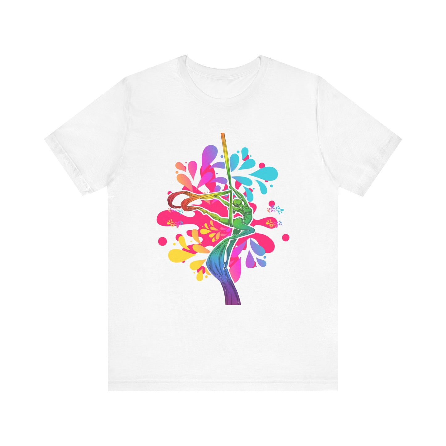 Aerialist Silks Rainbow - Colorful Circus & Dance T-Shirt