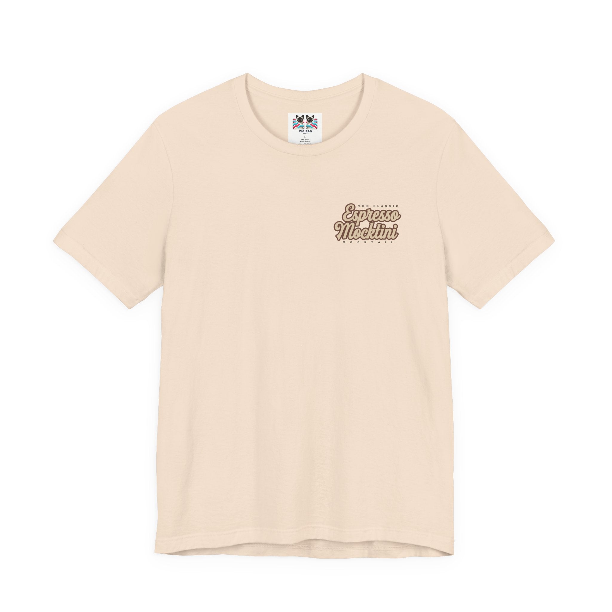 The Classic Espresso Mocktini Mocktail T-Shirt – Featuring Bold Coffee Drink Graphic