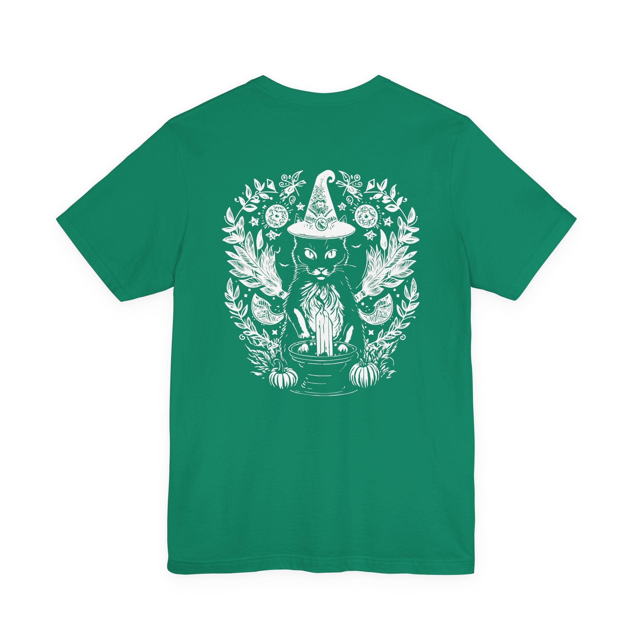 Witchy Black Cat Moon Candle Magic T-Shirt